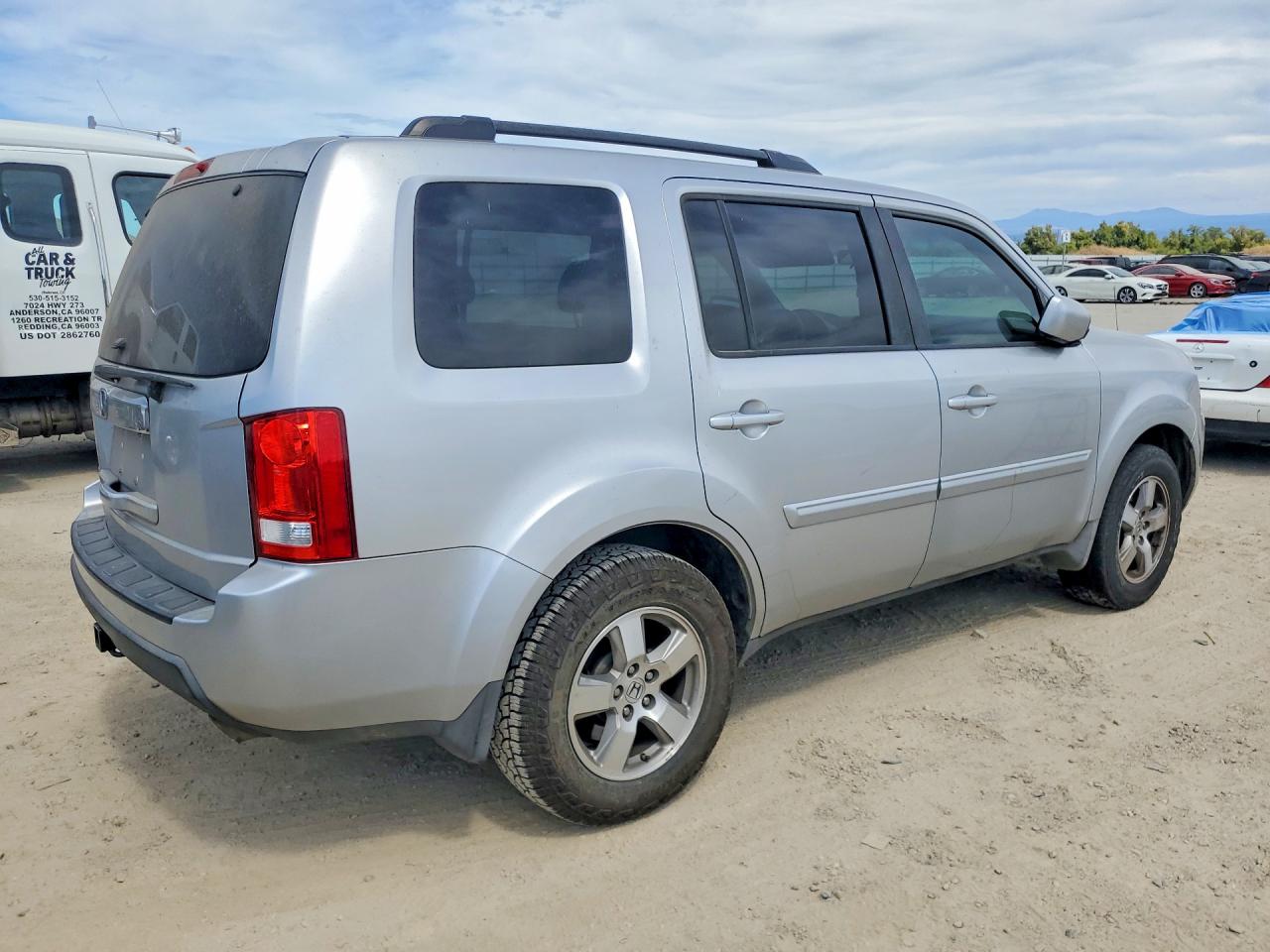 2010 Honda Pilot Ex Silver vin: 5FNYF3H48AB006139
