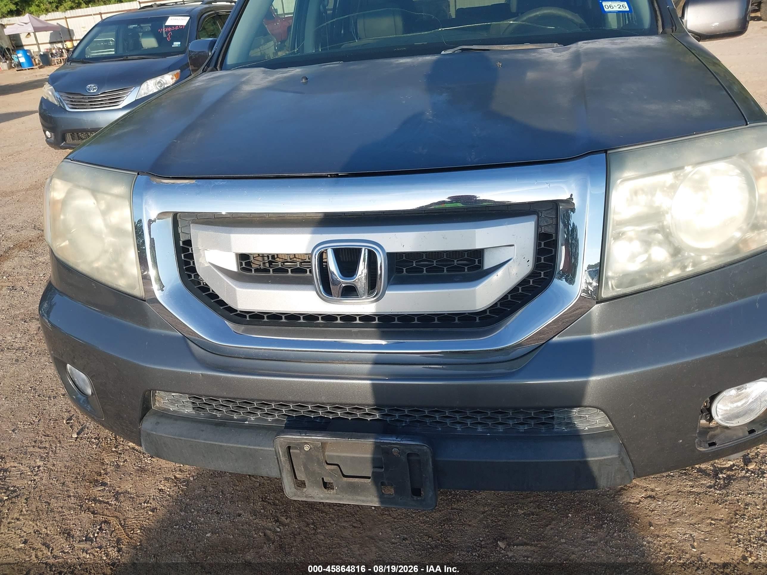2010 Honda Pilot Ex Gray vin: 5FNYF3H48AB008392