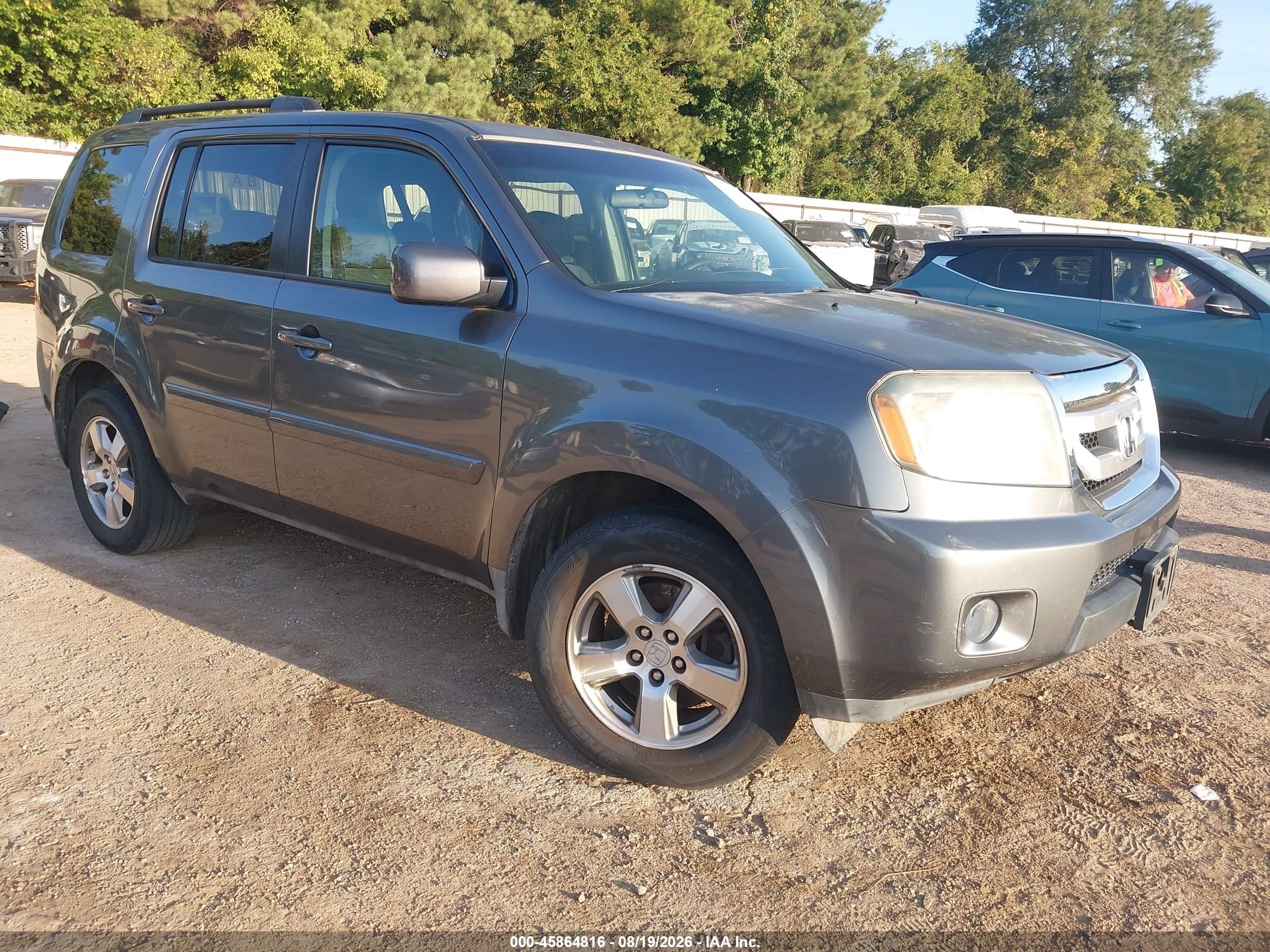 2010 Honda Pilot Ex Gray vin: 5FNYF3H48AB008392