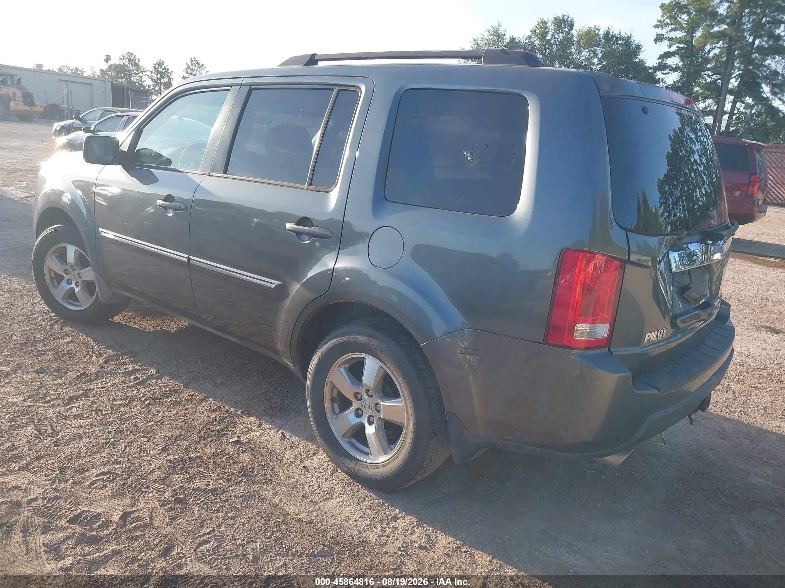 2010 Honda Pilot Ex Gray vin: 5FNYF3H48AB008392