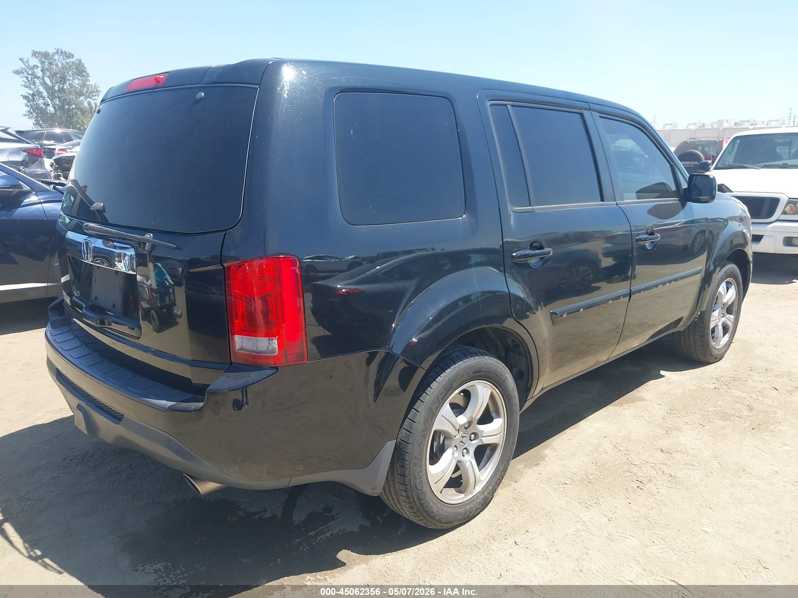2012 Honda Pilot Ex Black vin: 5FNYF3H48CB014812