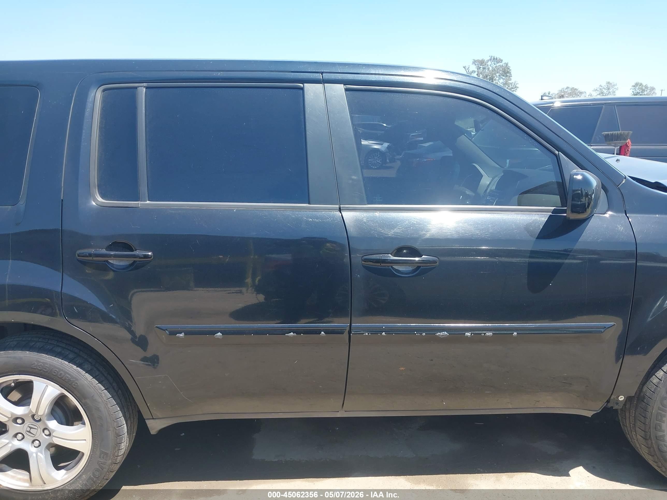 2012 Honda Pilot Ex Black vin: 5FNYF3H48CB014812
