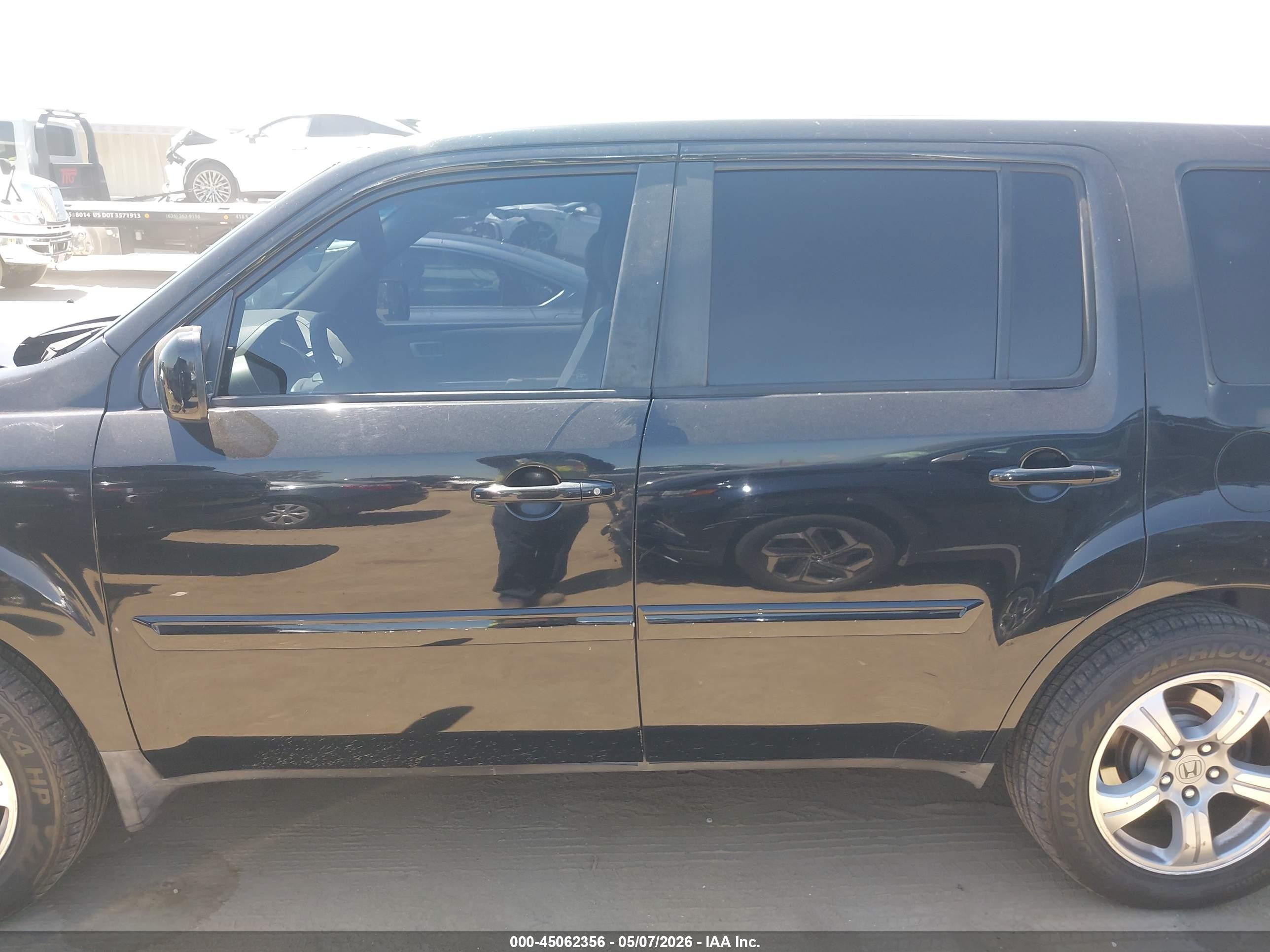 2012 Honda Pilot Ex Black vin: 5FNYF3H48CB014812