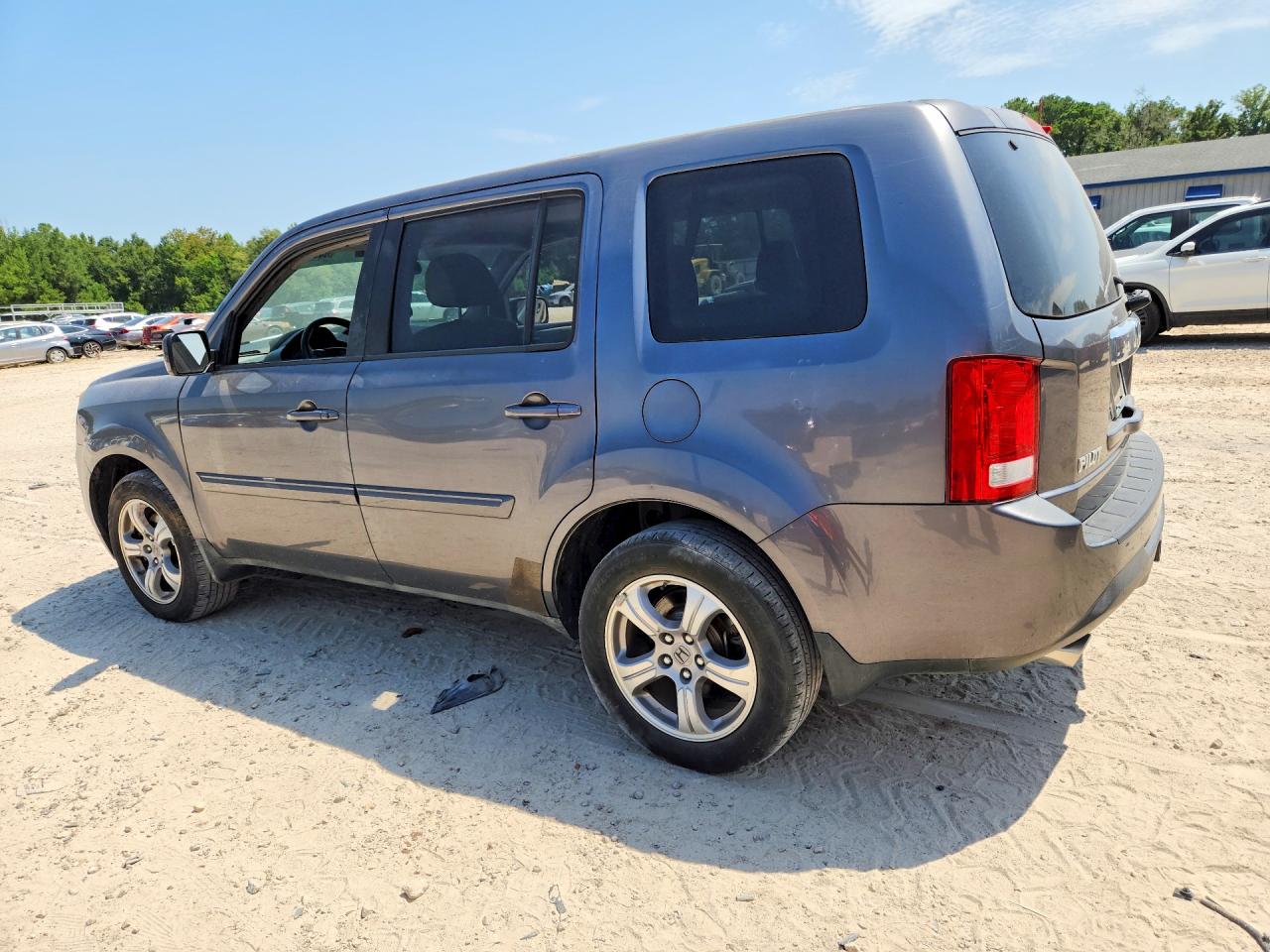 2014 Honda Pilot Ex Gray vin: 5FNYF3H48EB015543