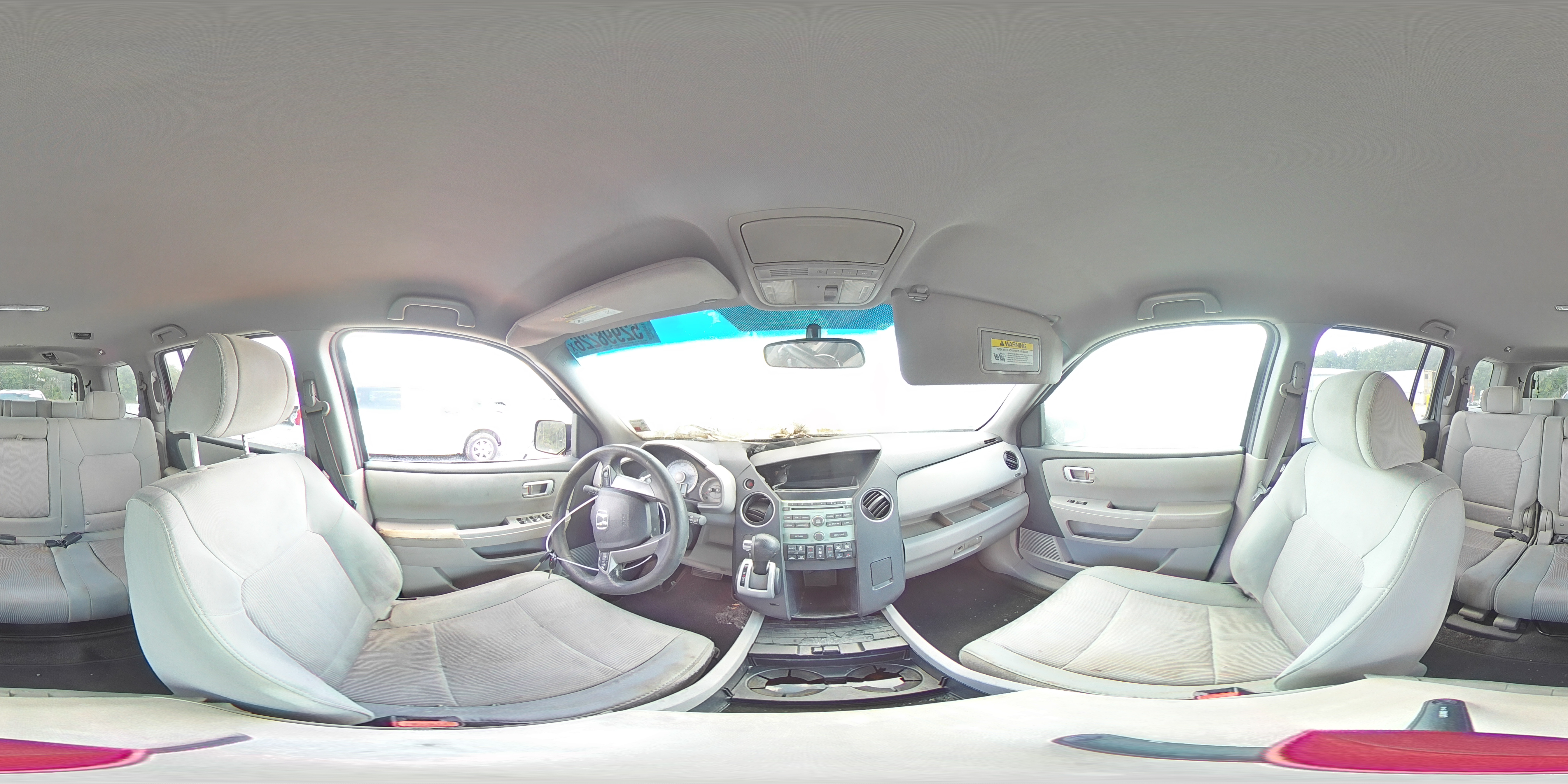 2011 Honda Pilot Ex Серый vin: 5FNYF3H49BB054427