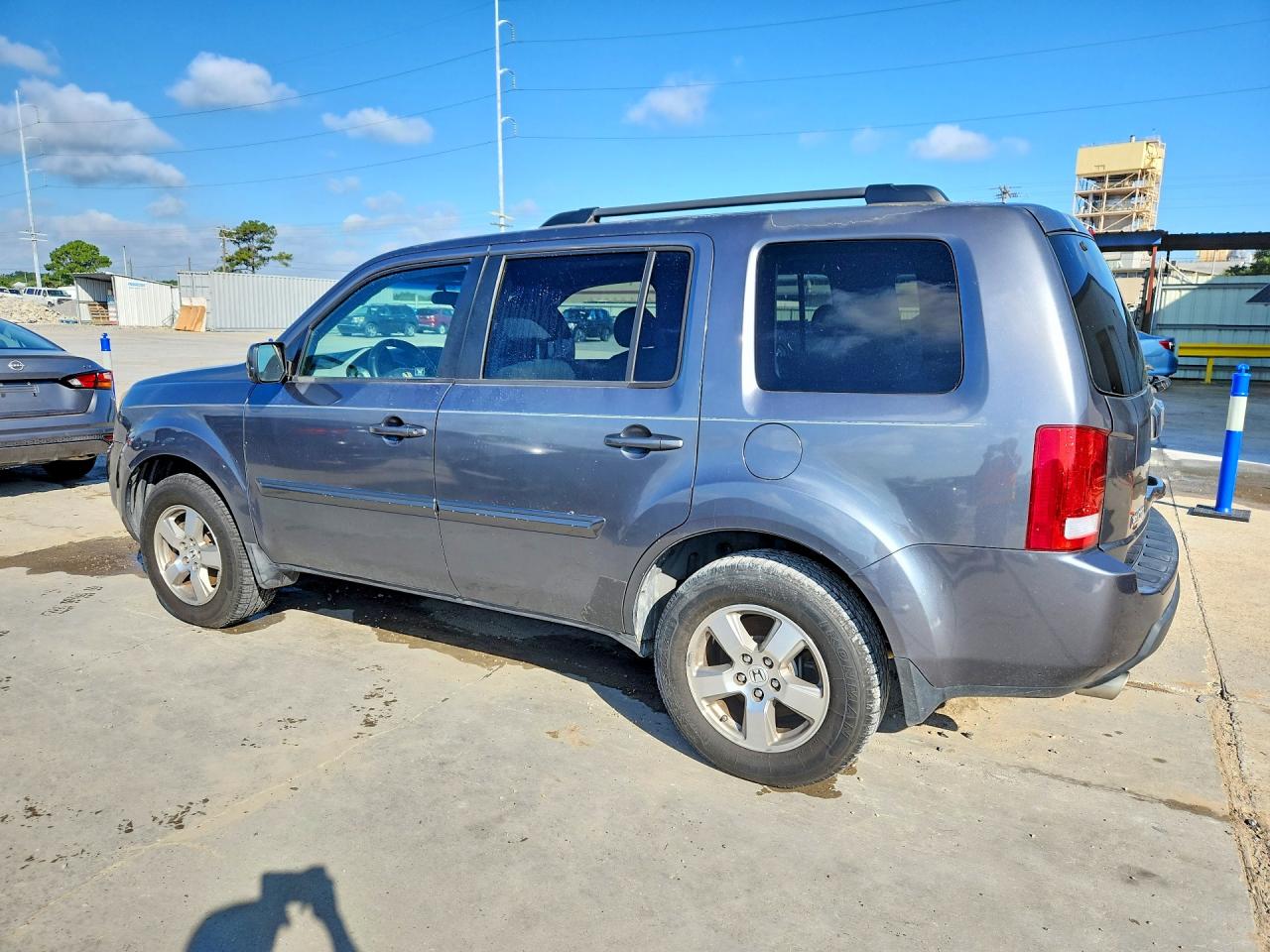 2011 Honda Pilot Ex Gray vin: 5FNYF3H49BB056520