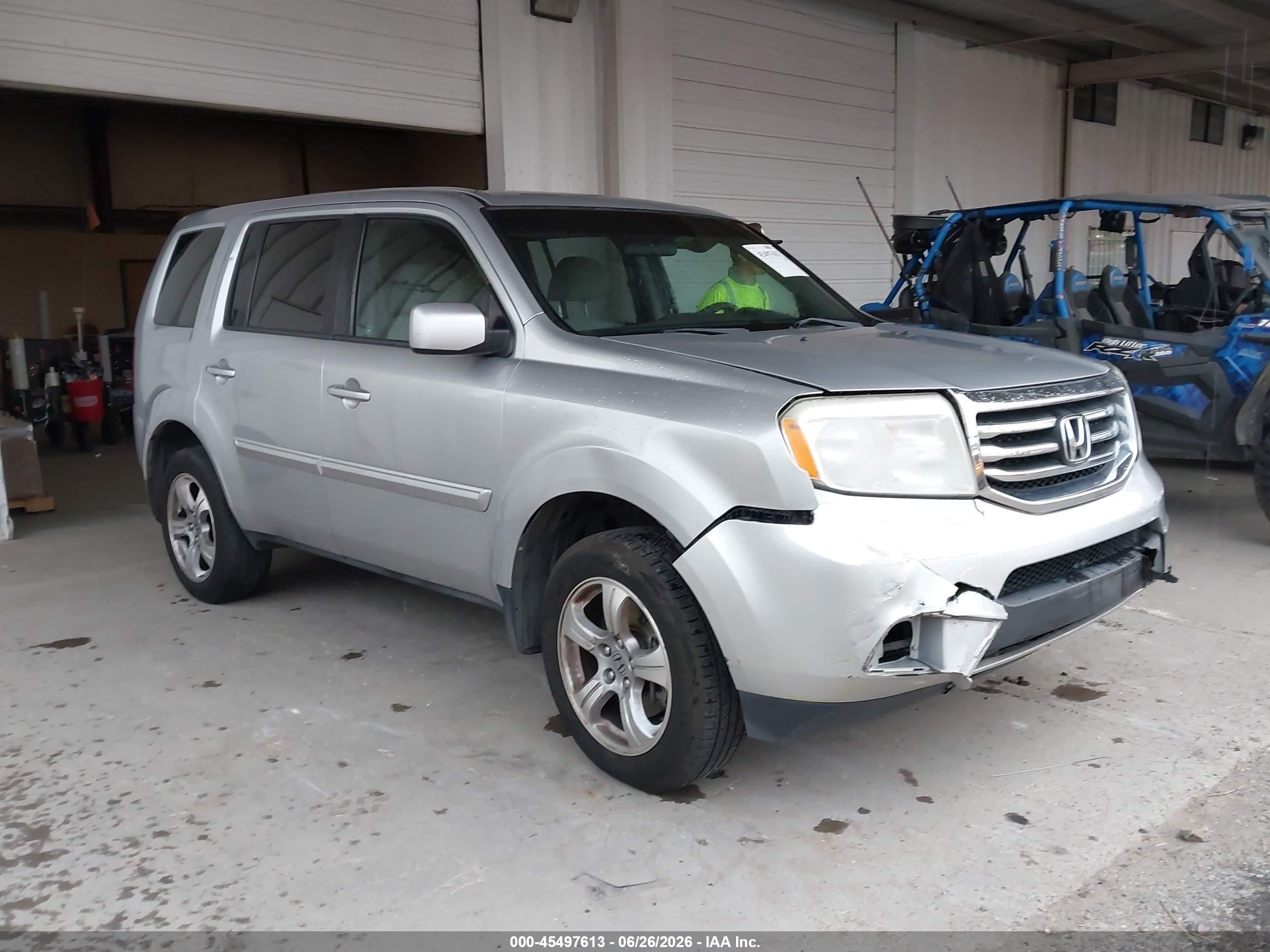 2012 Honda Pilot Ex Silver vin: 5FNYF3H49CB003091