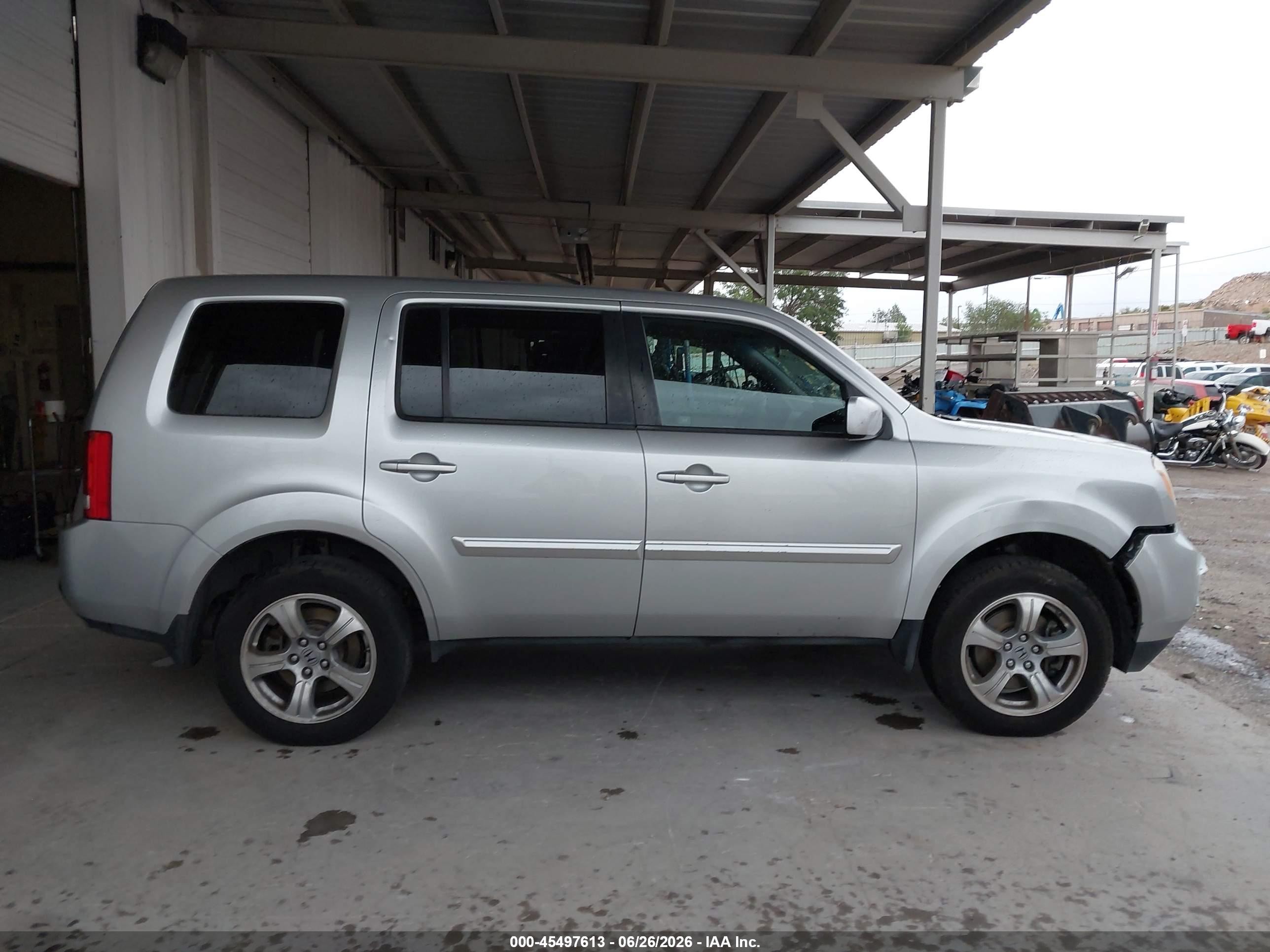 2012 Honda Pilot Ex Silver vin: 5FNYF3H49CB003091