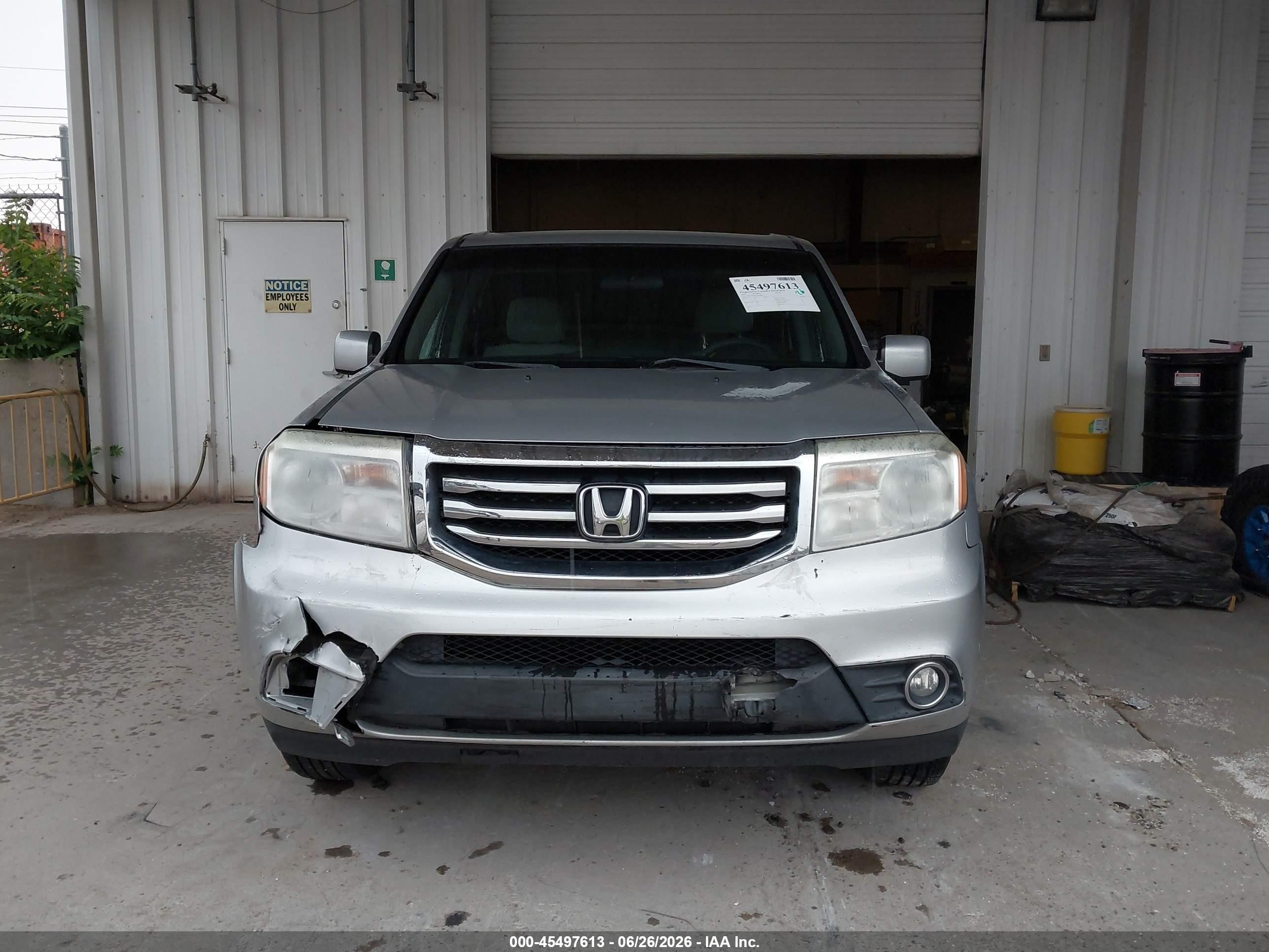 2012 Honda Pilot Ex Silver vin: 5FNYF3H49CB003091
