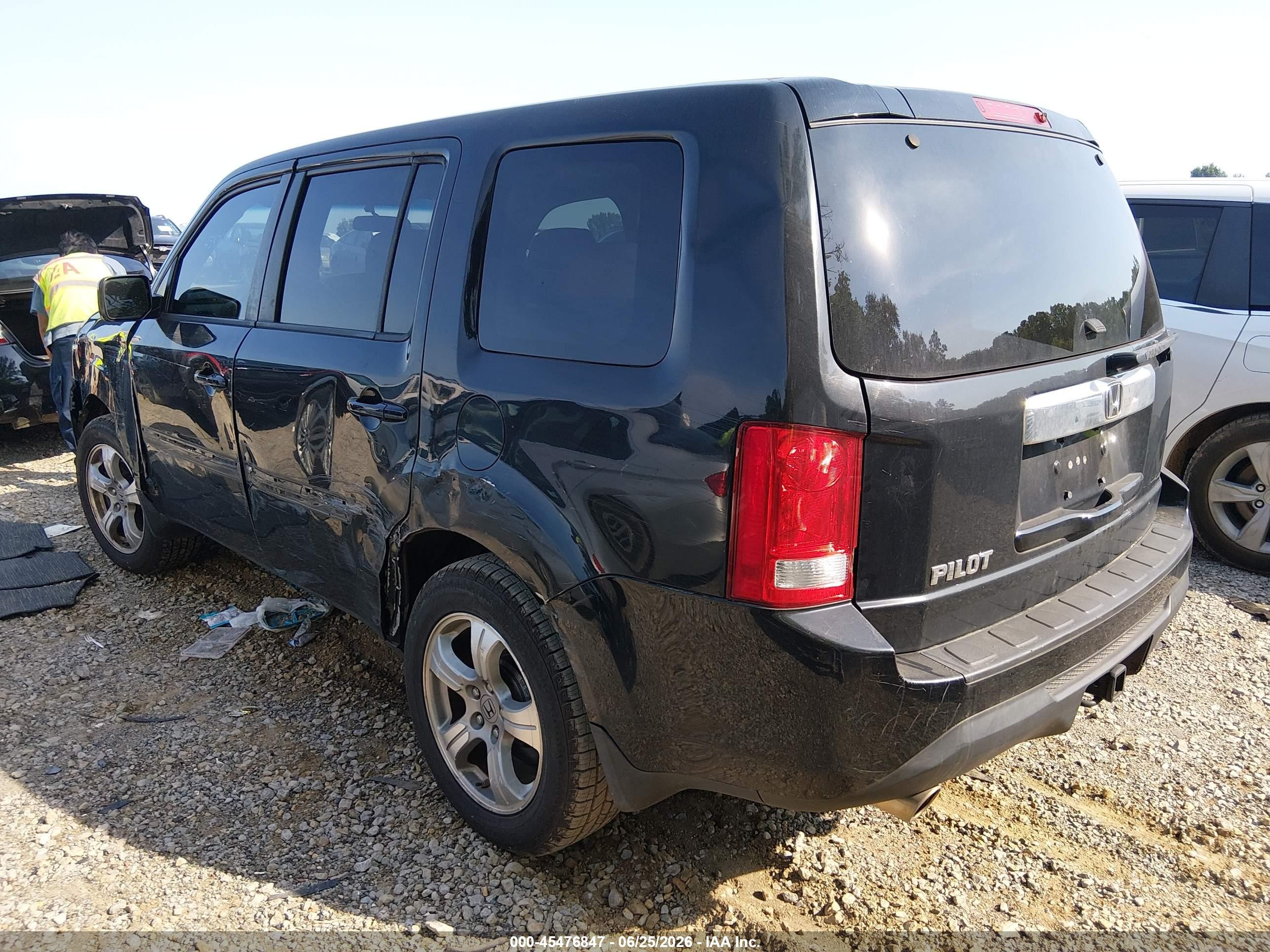 2013 Honda Pilot Ex Black vin: 5FNYF3H49DB019731