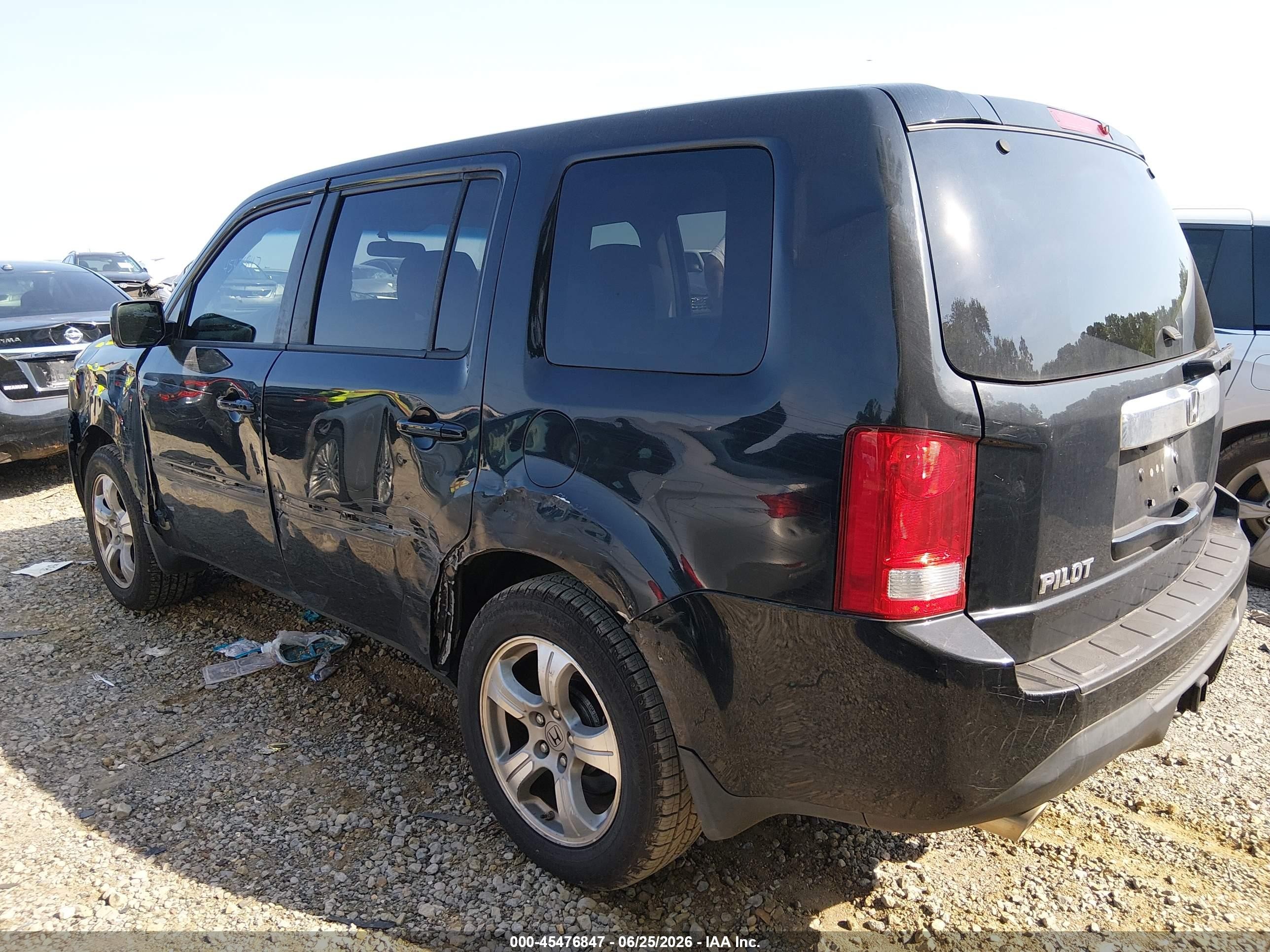 2013 Honda Pilot Ex Black vin: 5FNYF3H49DB019731