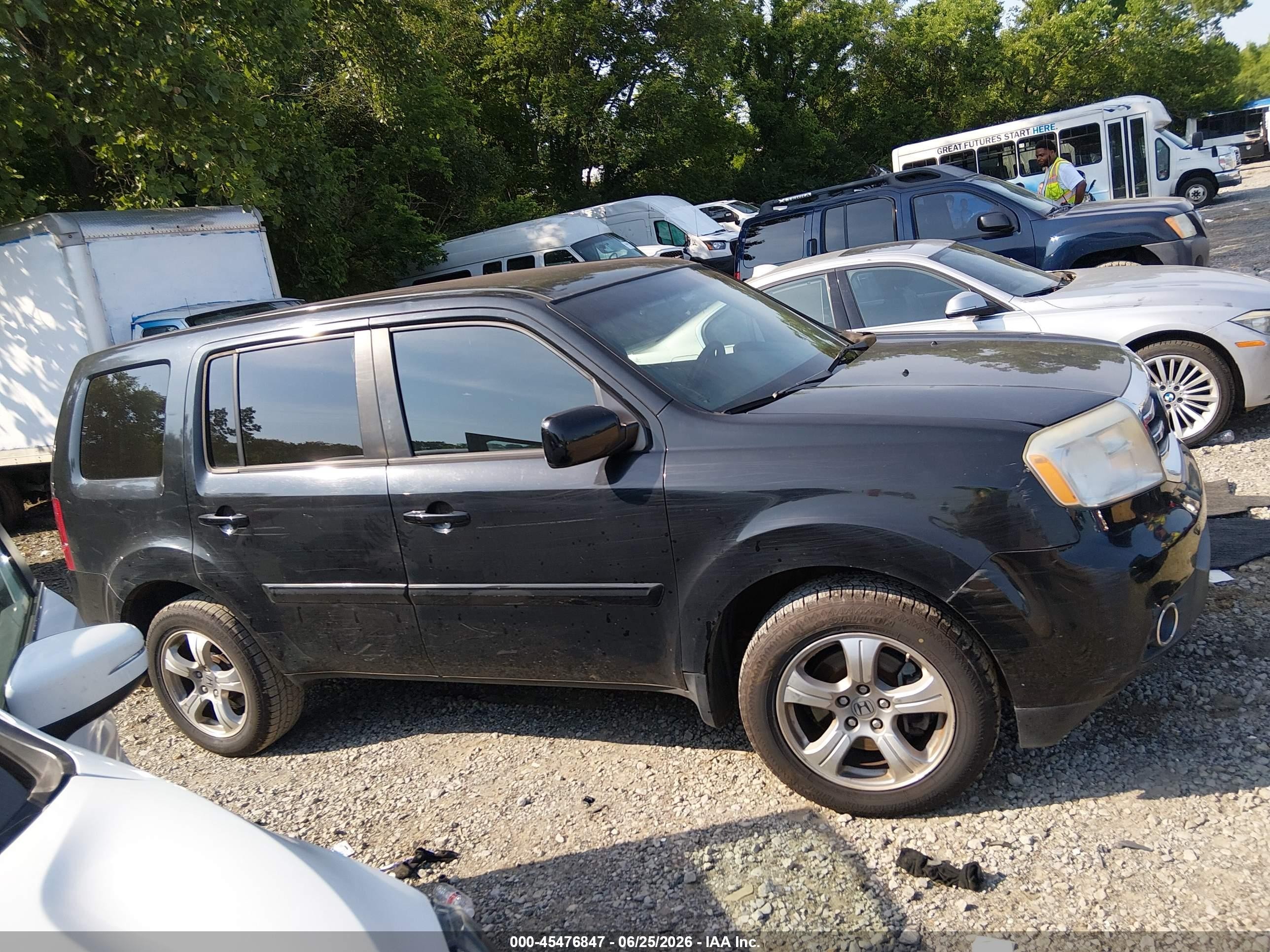 2013 Honda Pilot Ex Black vin: 5FNYF3H49DB019731