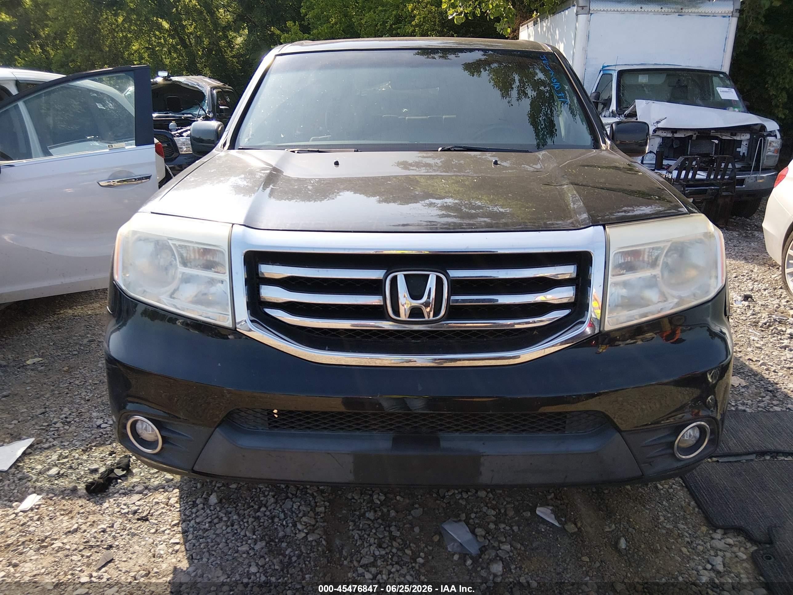 2013 Honda Pilot Ex Black vin: 5FNYF3H49DB019731