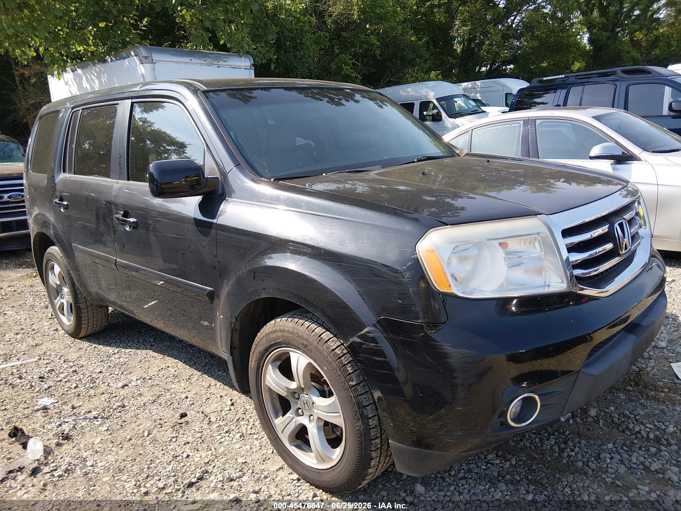 2013 Honda Pilot Ex Black vin: 5FNYF3H49DB019731