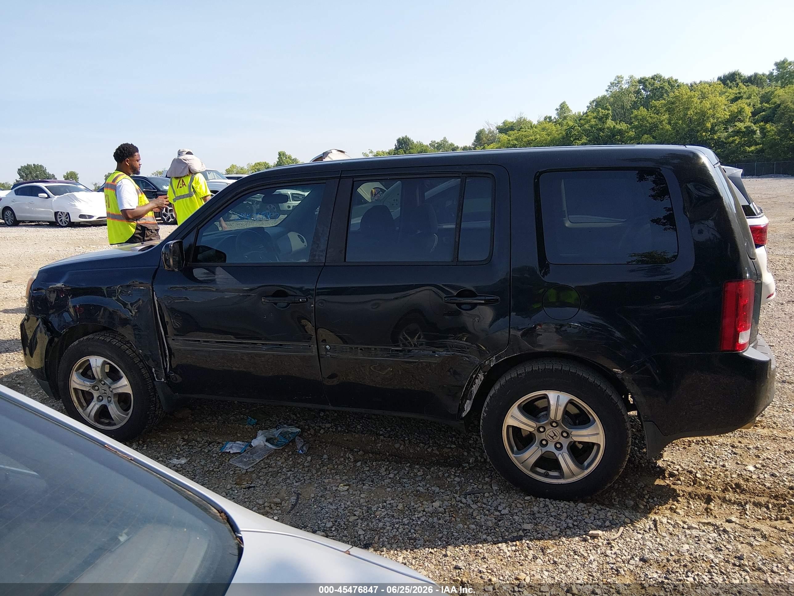 2013 Honda Pilot Ex Black vin: 5FNYF3H49DB019731