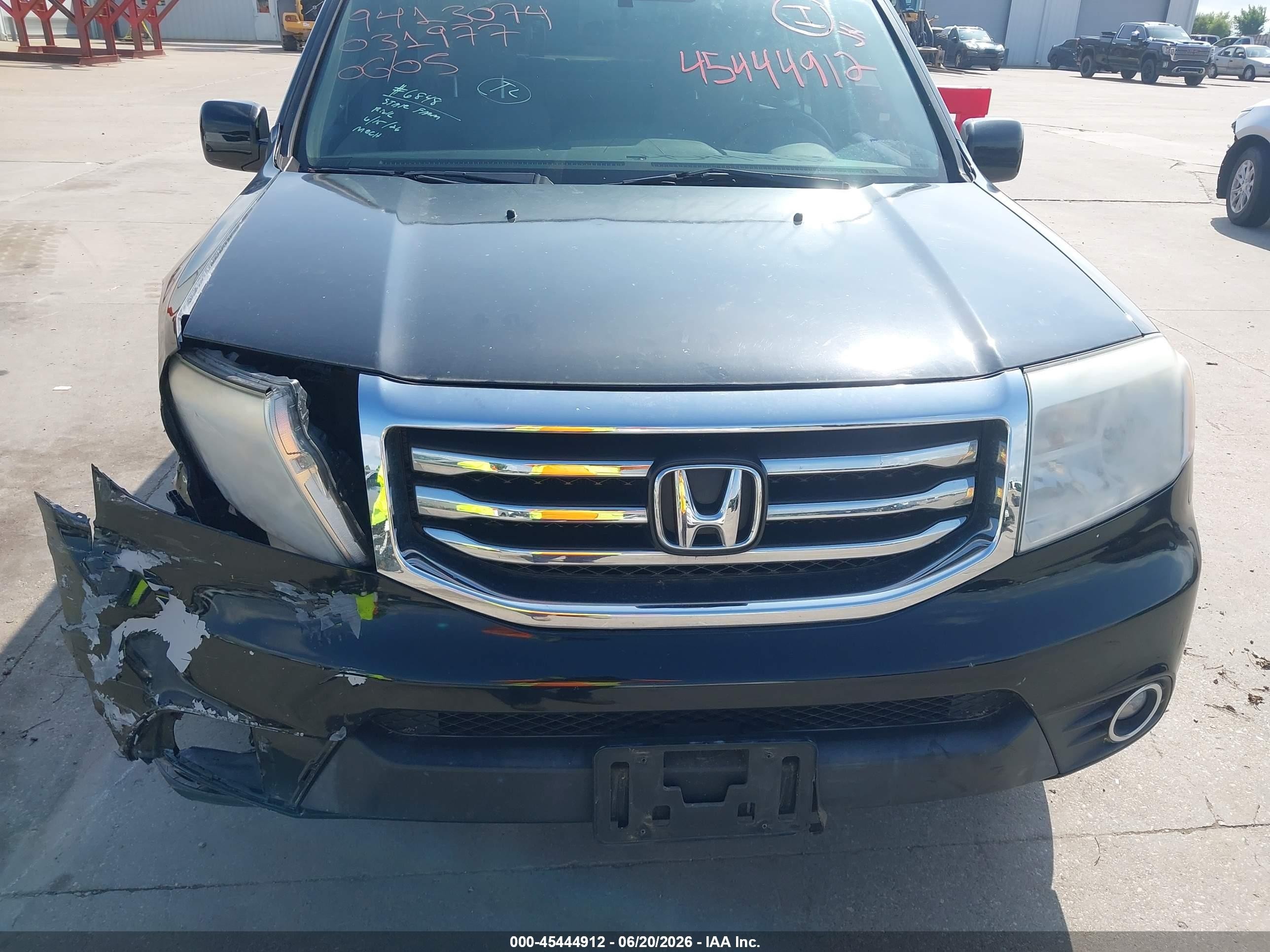 2015 Honda Pilot Ex Черный vin: 5FNYF3H49FB031977
