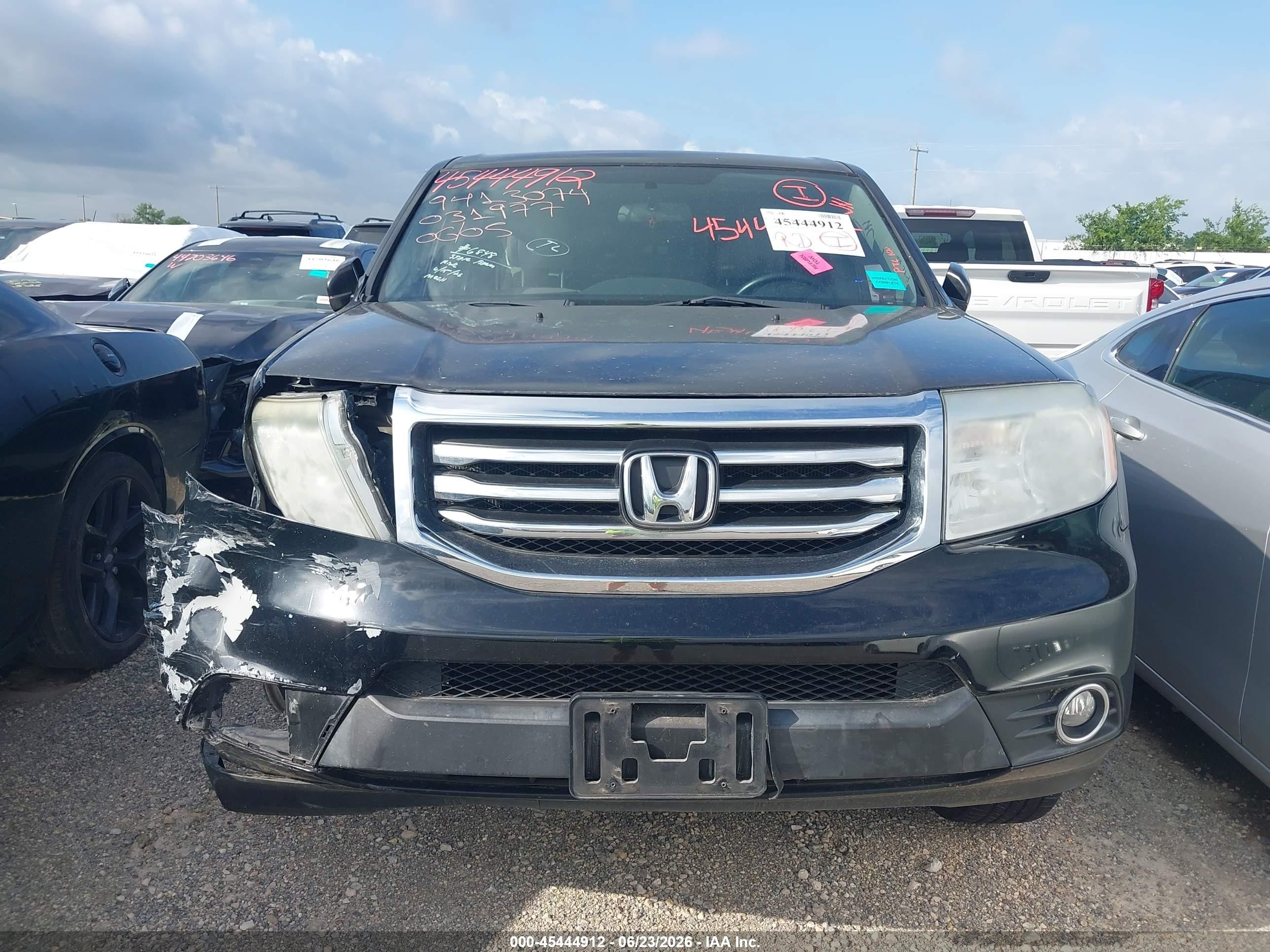 2015 Honda Pilot Ex Черный vin: 5FNYF3H49FB031977