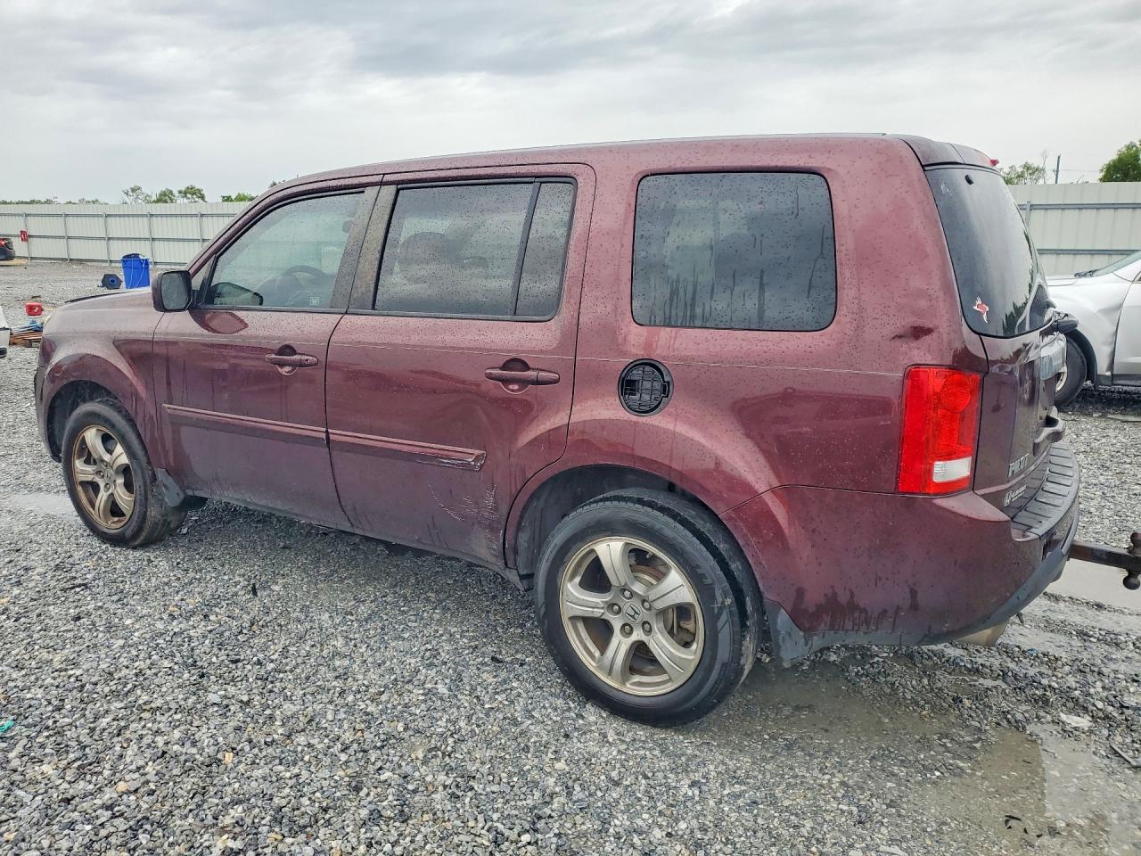 2012 Honda Pilot Ex Burgundy vin: 5FNYF3H4XCB029473