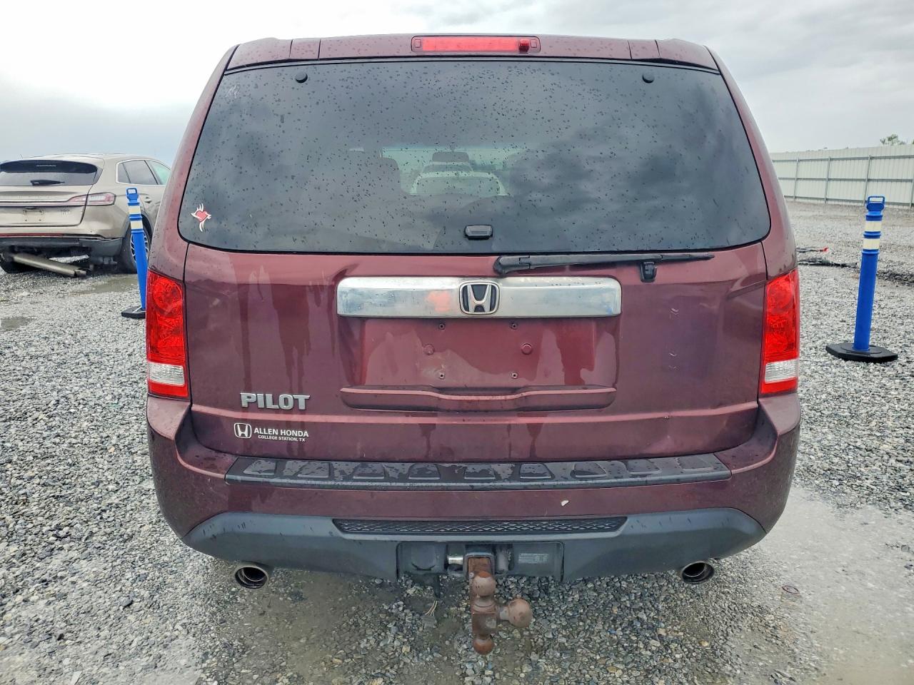 2012 Honda Pilot Ex Burgundy vin: 5FNYF3H4XCB029473