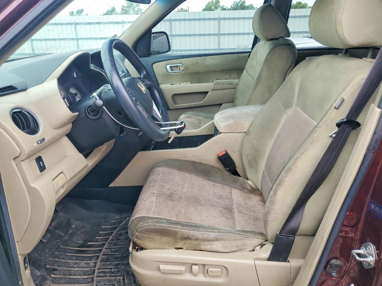 2012 Honda Pilot Ex Burgundy vin: 5FNYF3H4XCB029473