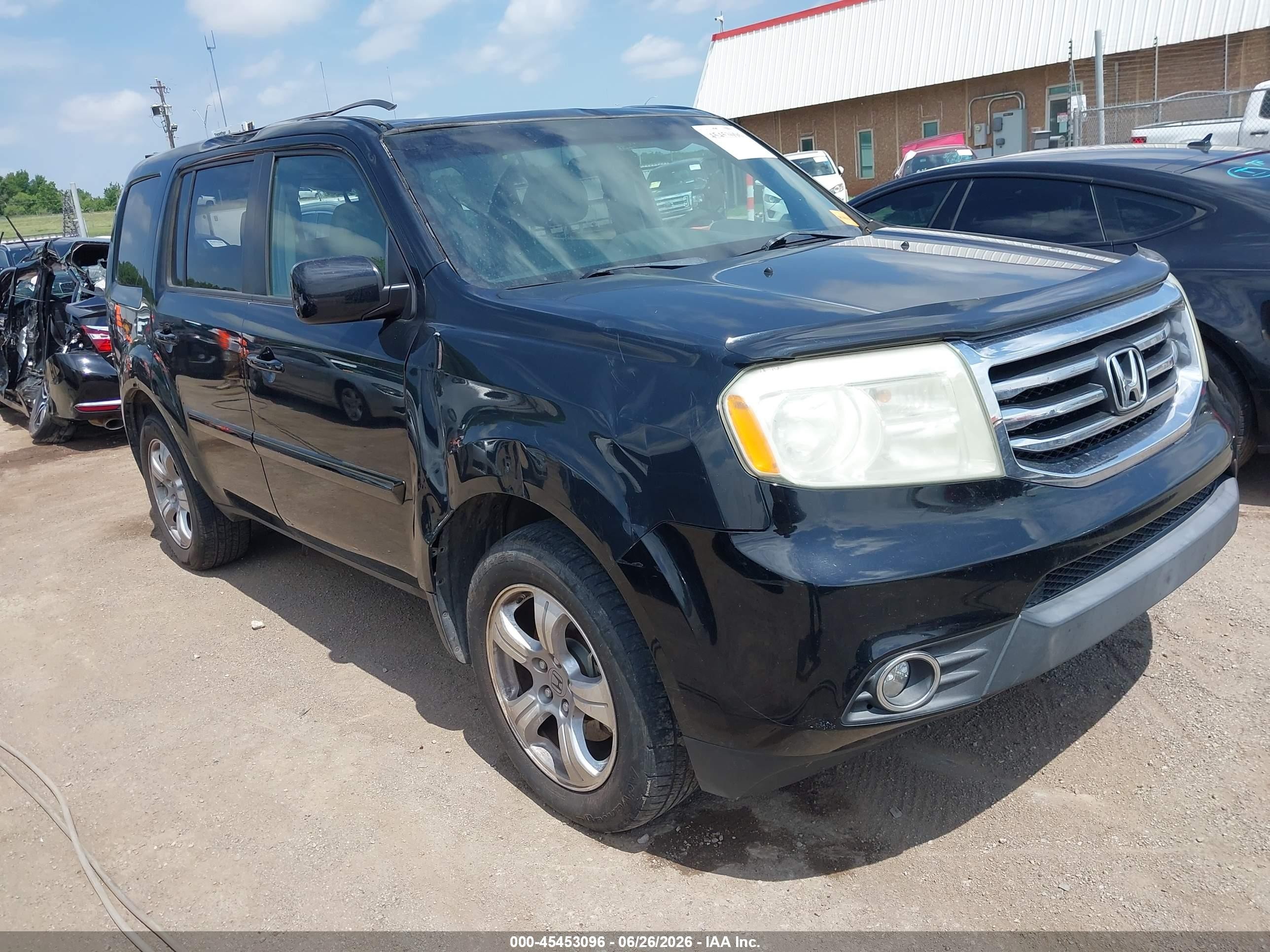 2013 Honda Pilot Ex Black vin: 5FNYF3H4XDB010679