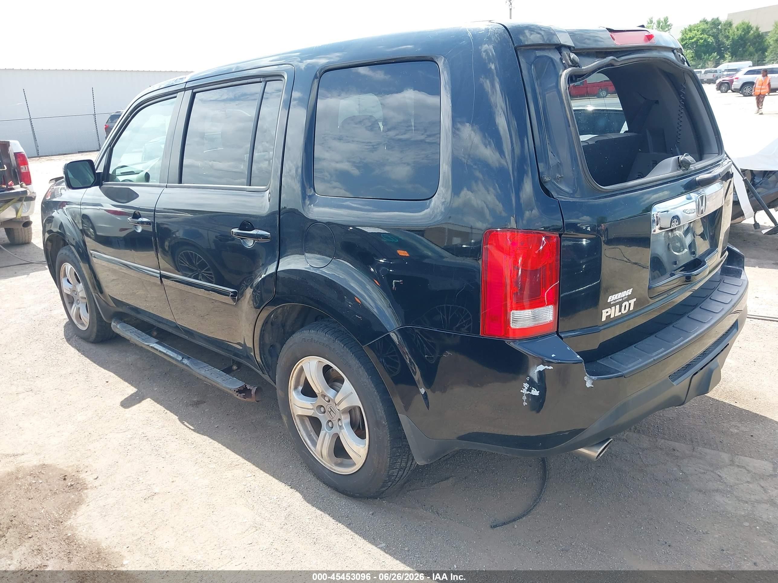 2013 Honda Pilot Ex Black vin: 5FNYF3H4XDB010679