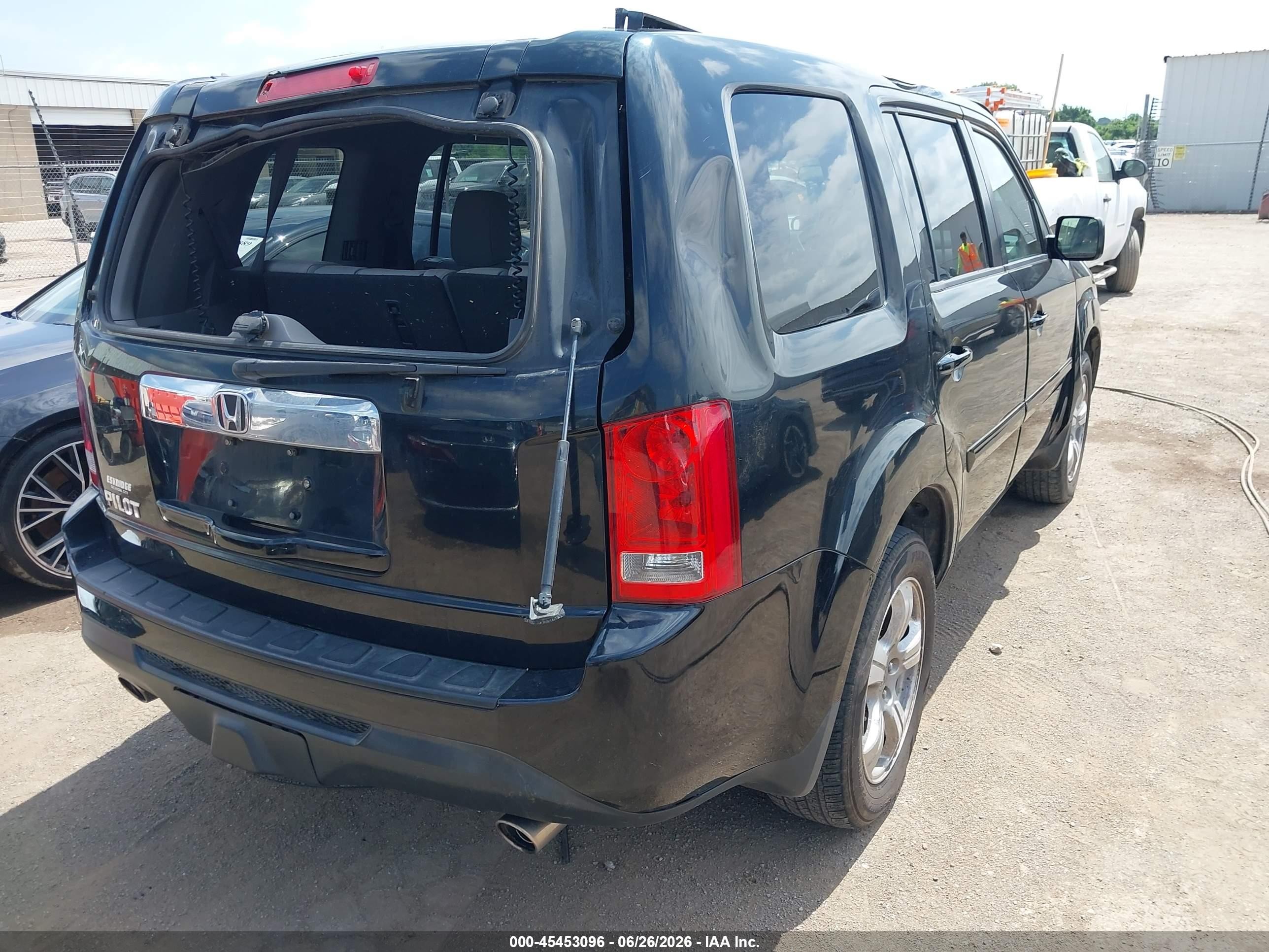2013 Honda Pilot Ex Black vin: 5FNYF3H4XDB010679