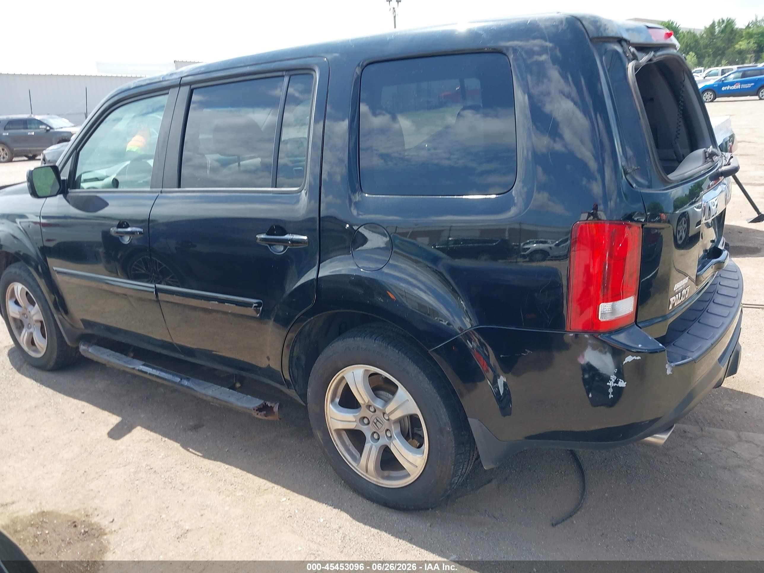 2013 Honda Pilot Ex Black vin: 5FNYF3H4XDB010679