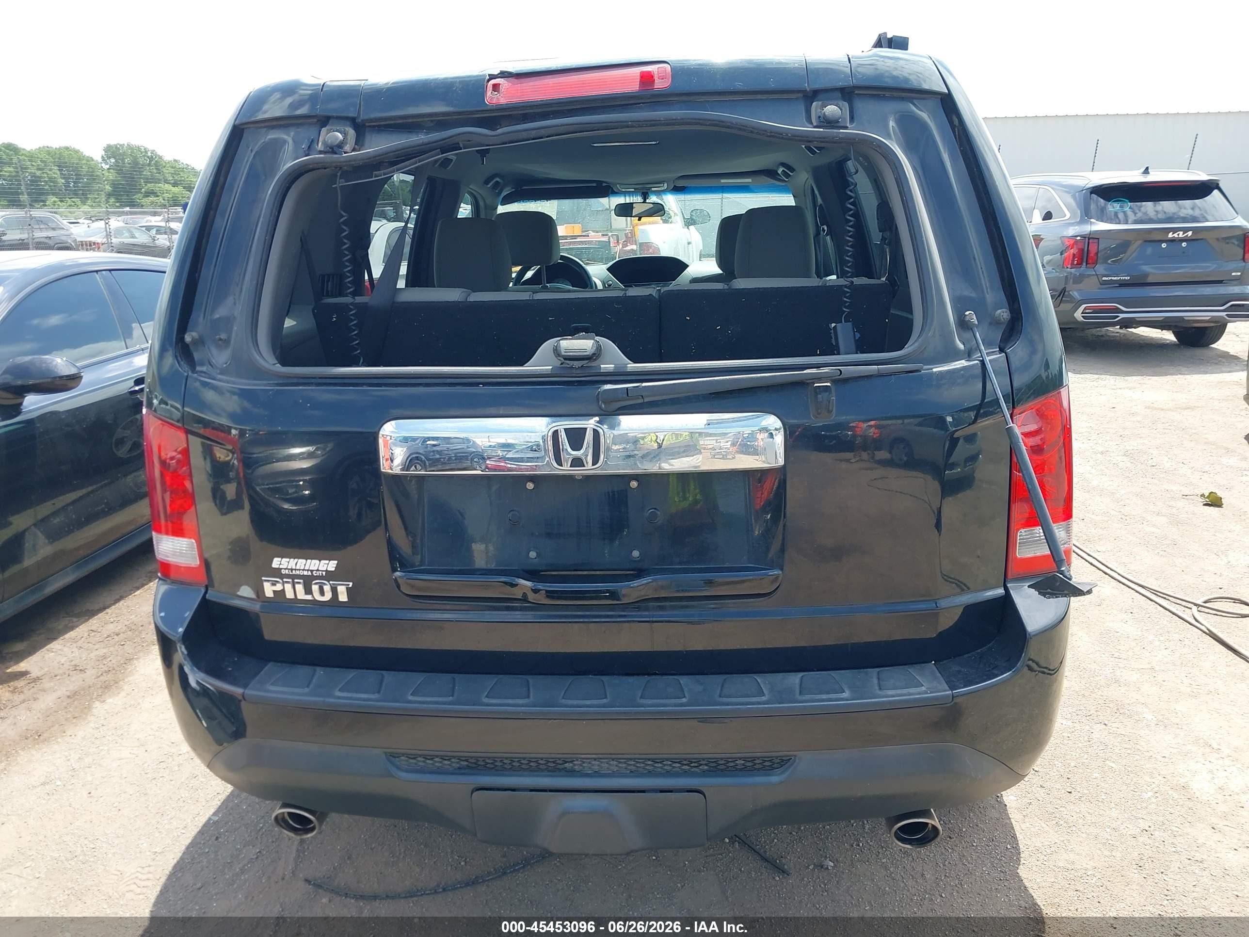 2013 Honda Pilot Ex Black vin: 5FNYF3H4XDB010679