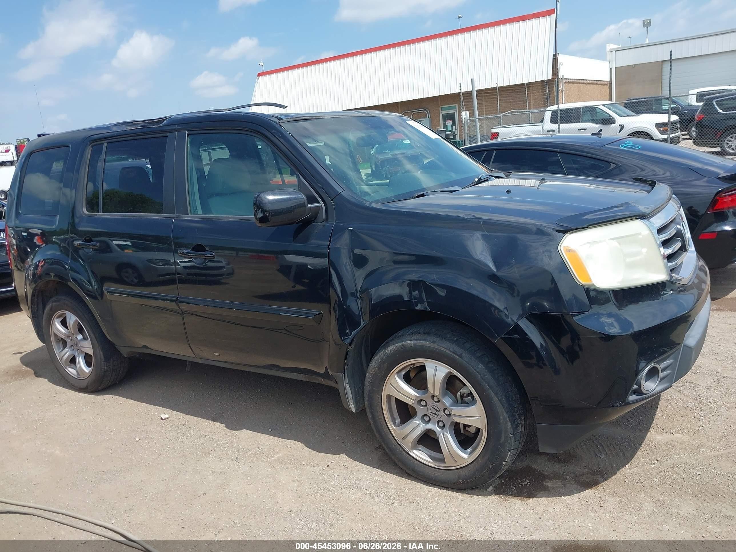 2013 Honda Pilot Ex Black vin: 5FNYF3H4XDB010679