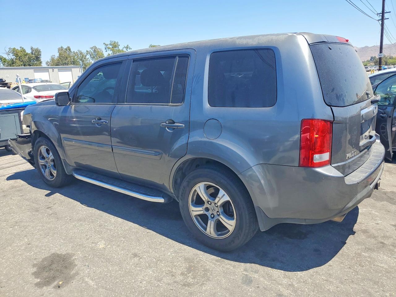 2013 Honda Pilot Ex Gray vin: 5FNYF3H4XDB018183