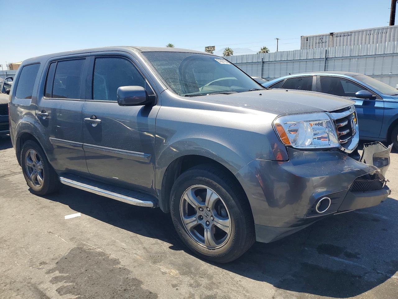 2013 Honda Pilot Ex Gray vin: 5FNYF3H4XDB018183