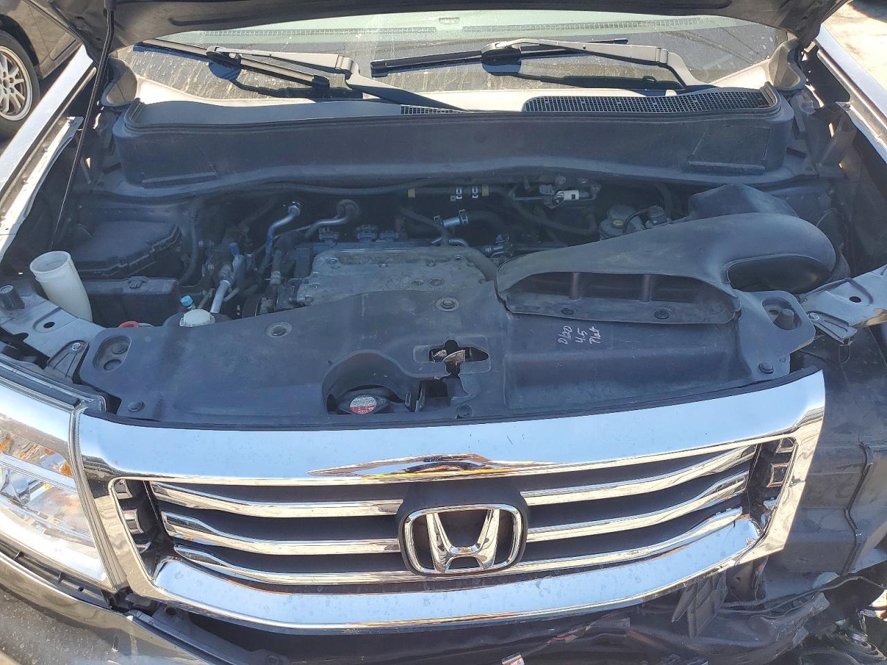 2013 Honda Pilot Ex Gray vin: 5FNYF3H4XDB018183