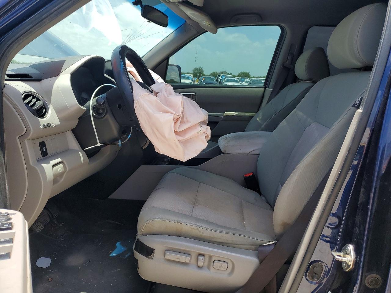 2013 Honda Pilot Ex Синий vin: 5FNYF3H4XDB018605