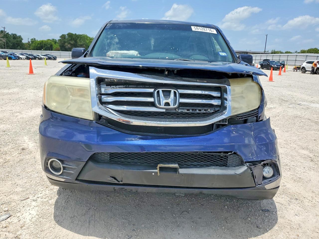 2013 Honda Pilot Ex Синий vin: 5FNYF3H4XDB018605