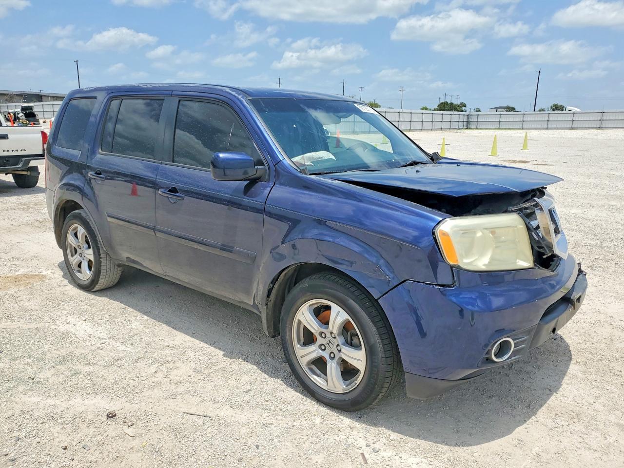 2013 Honda Pilot Ex Синий vin: 5FNYF3H4XDB018605