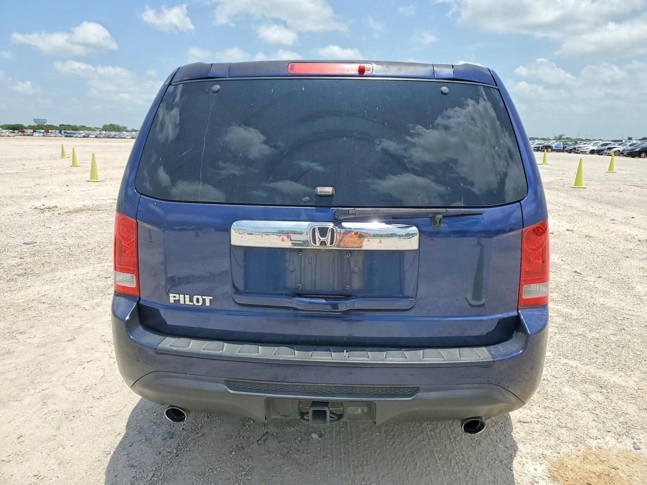 2013 Honda Pilot Ex Синий vin: 5FNYF3H4XDB018605