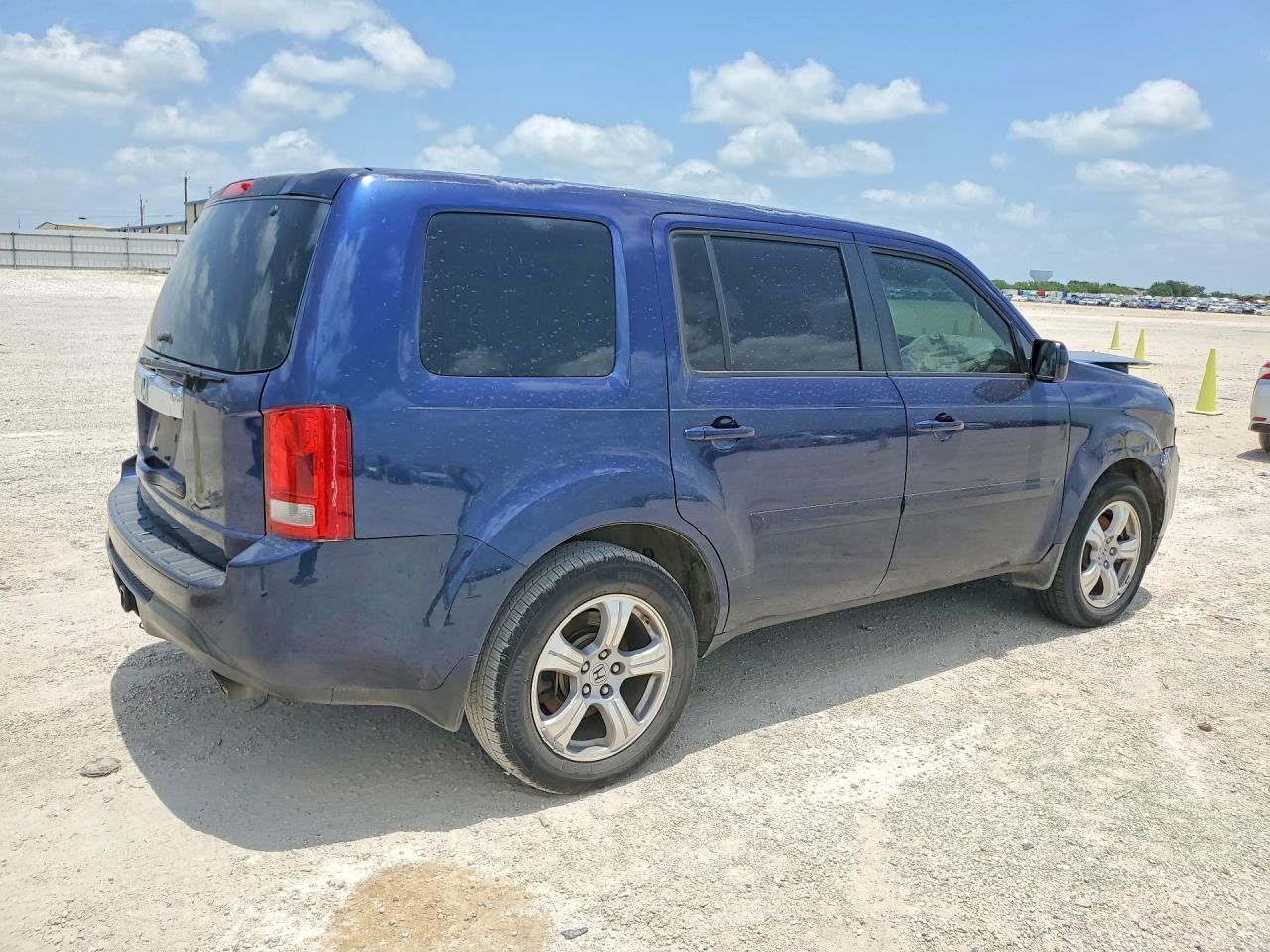 2013 Honda Pilot Ex Синий vin: 5FNYF3H4XDB018605