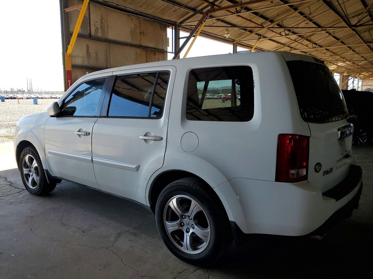 2013 Honda Pilot Ex White vin: 5FNYF3H4XDB019964