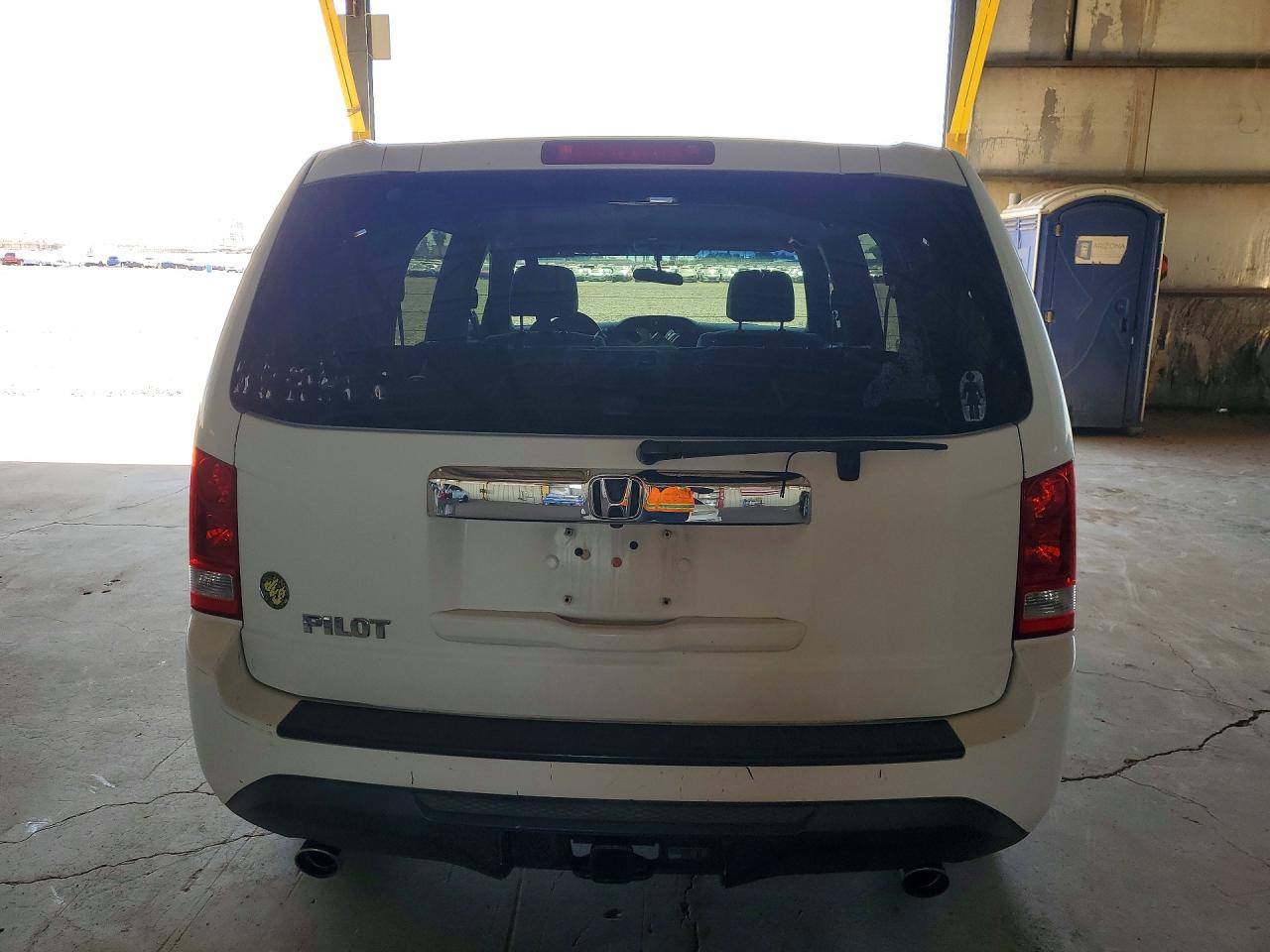 2013 Honda Pilot Ex White vin: 5FNYF3H4XDB019964