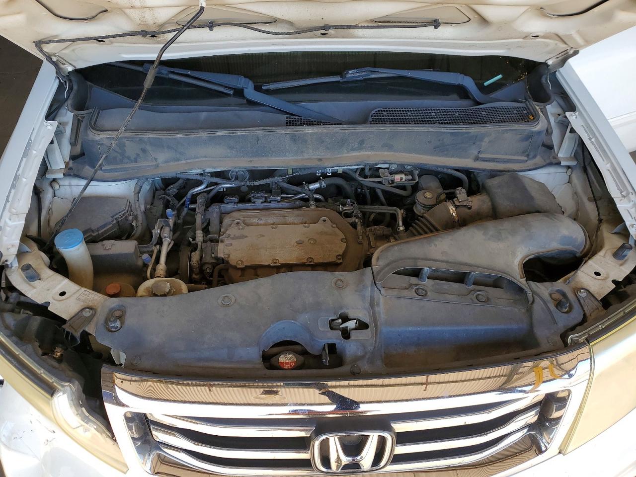 2013 Honda Pilot Ex White vin: 5FNYF3H4XDB019964