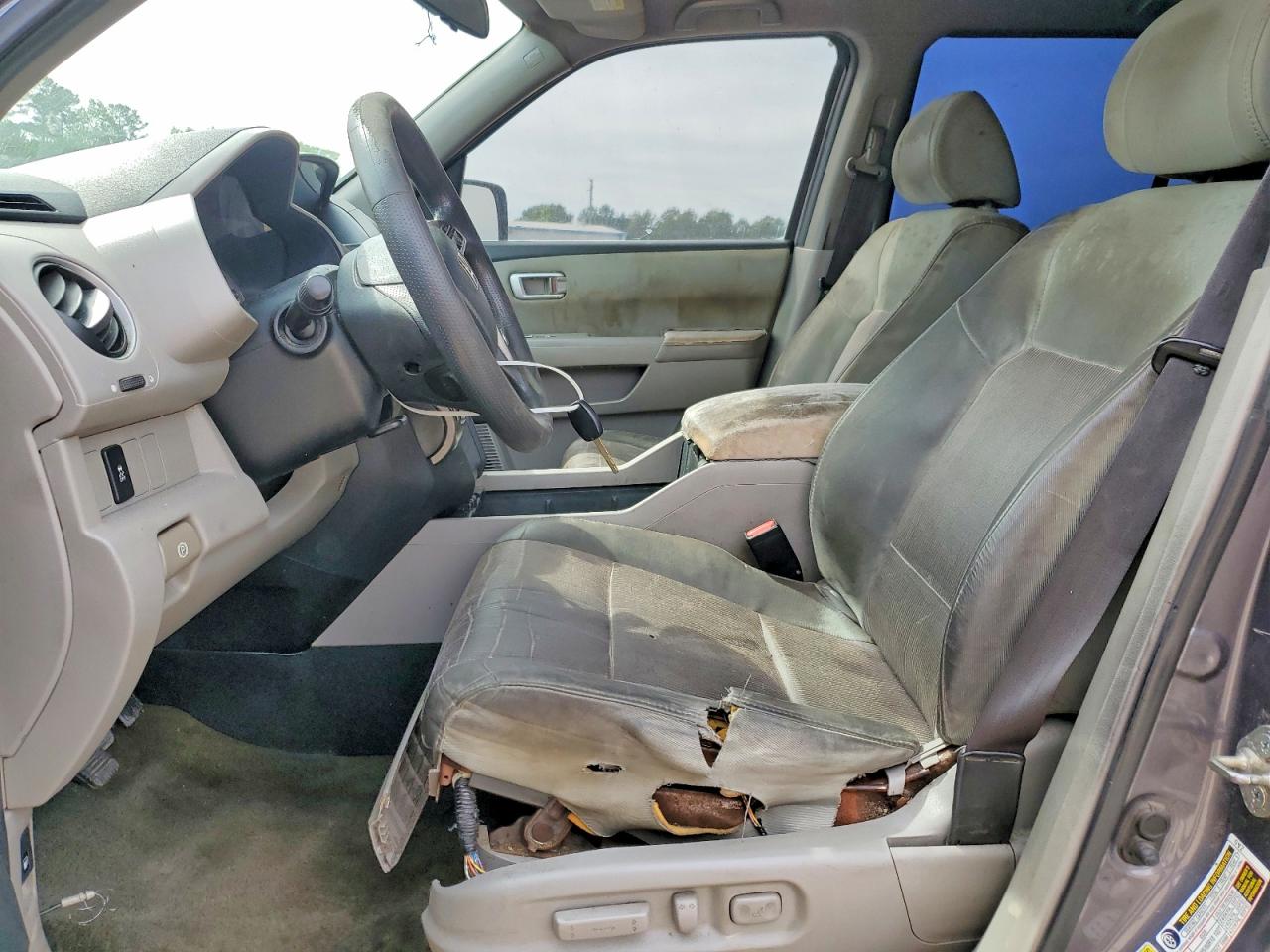 2014 Honda Pilot Ex Серый vin: 5FNYF3H4XEB005290