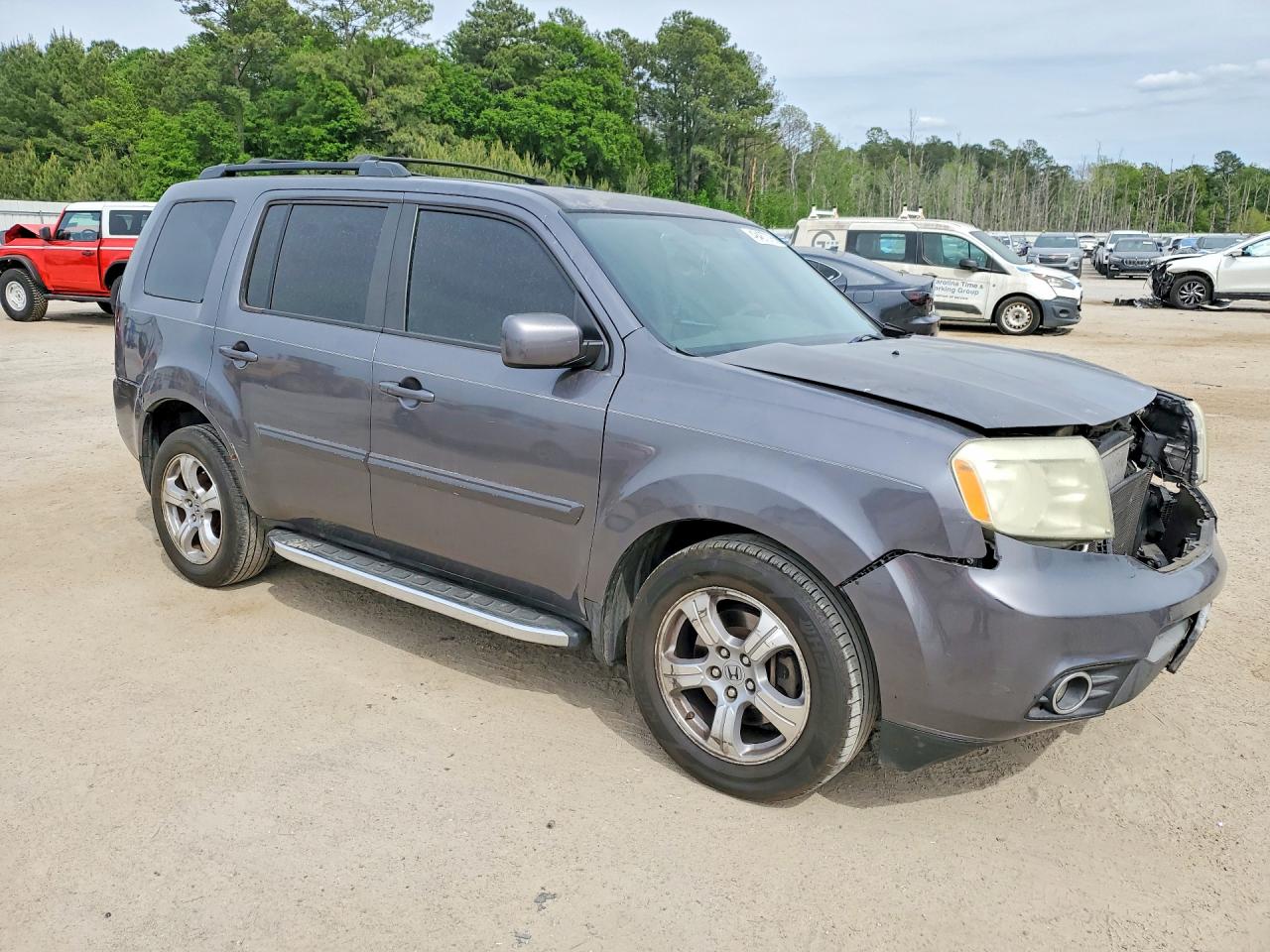 2014 Honda Pilot Ex Серый vin: 5FNYF3H4XEB005290