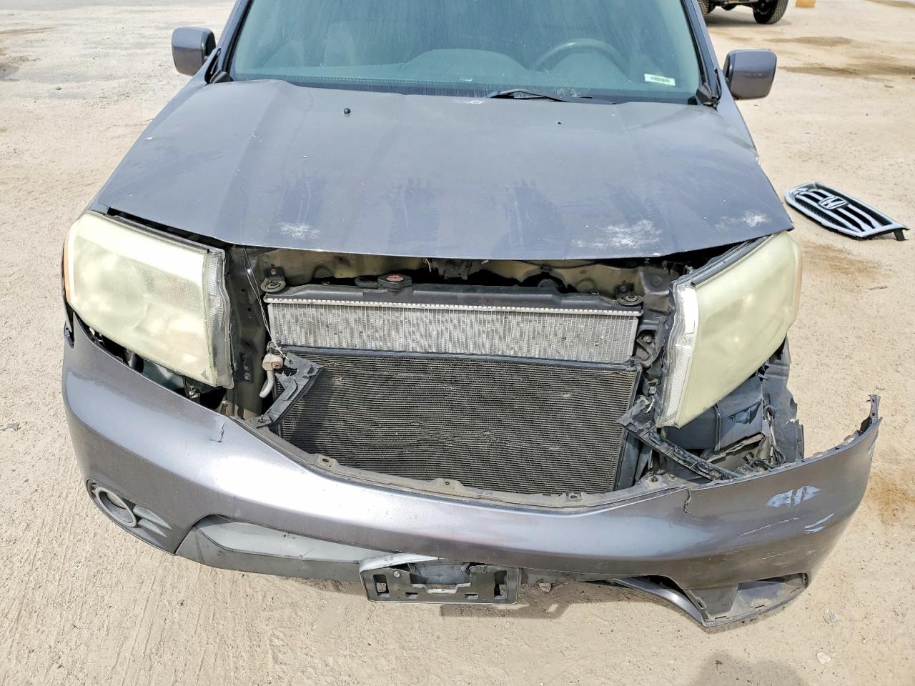 2014 Honda Pilot Ex Серый vin: 5FNYF3H4XEB005290