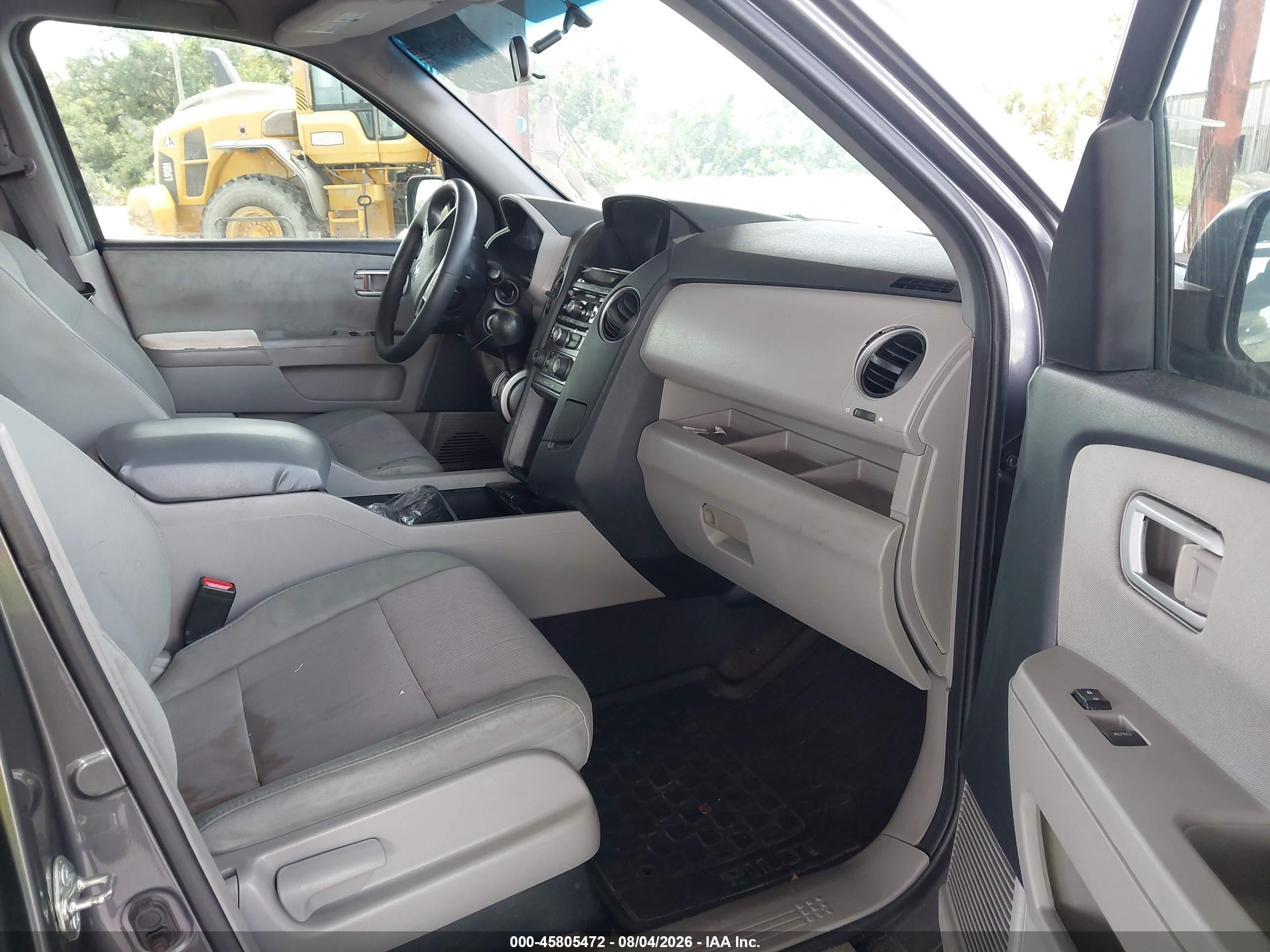 2015 Honda Pilot Ex Gray vin: 5FNYF3H4XFB009115