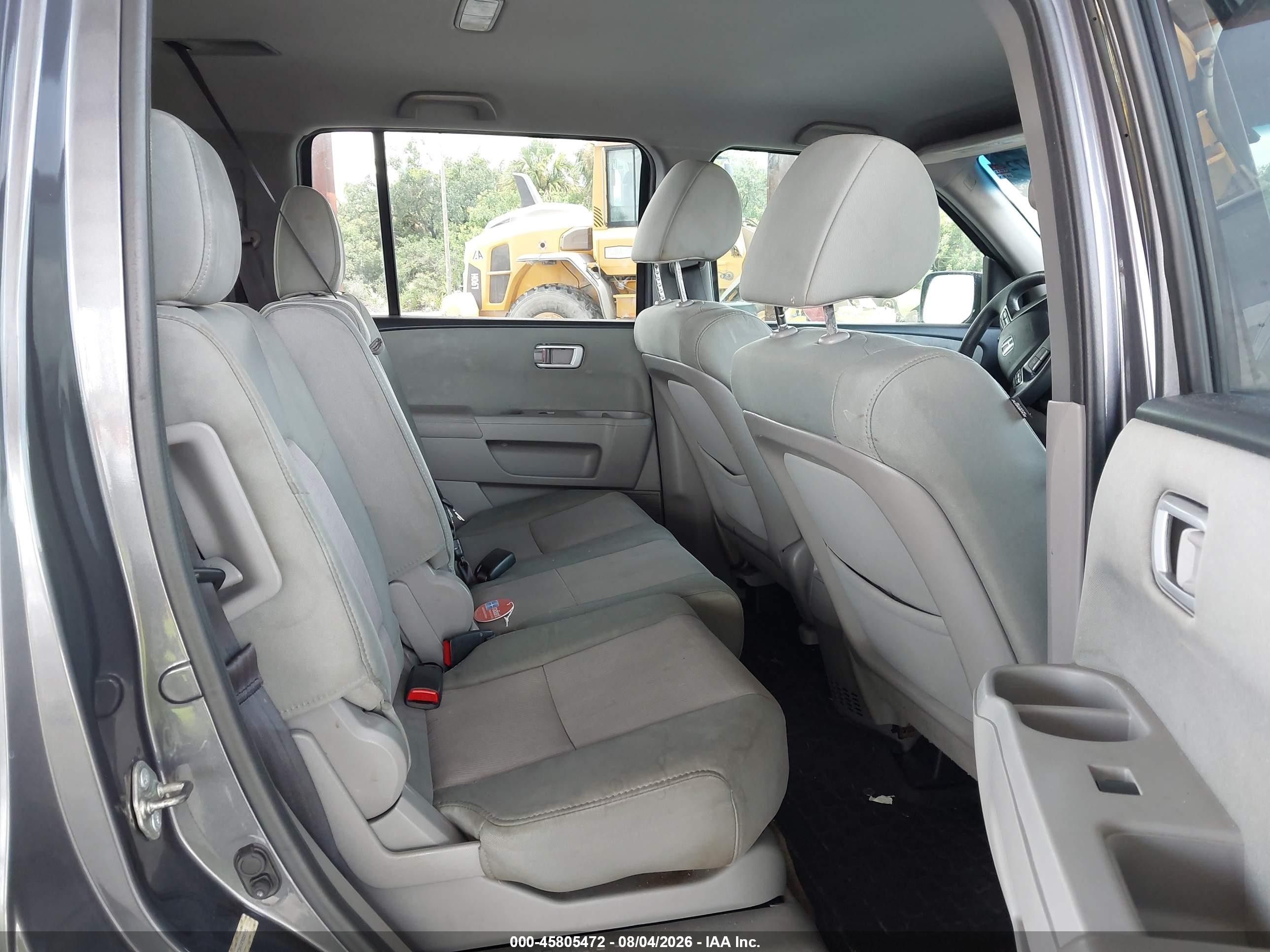 2015 Honda Pilot Ex Gray vin: 5FNYF3H4XFB009115