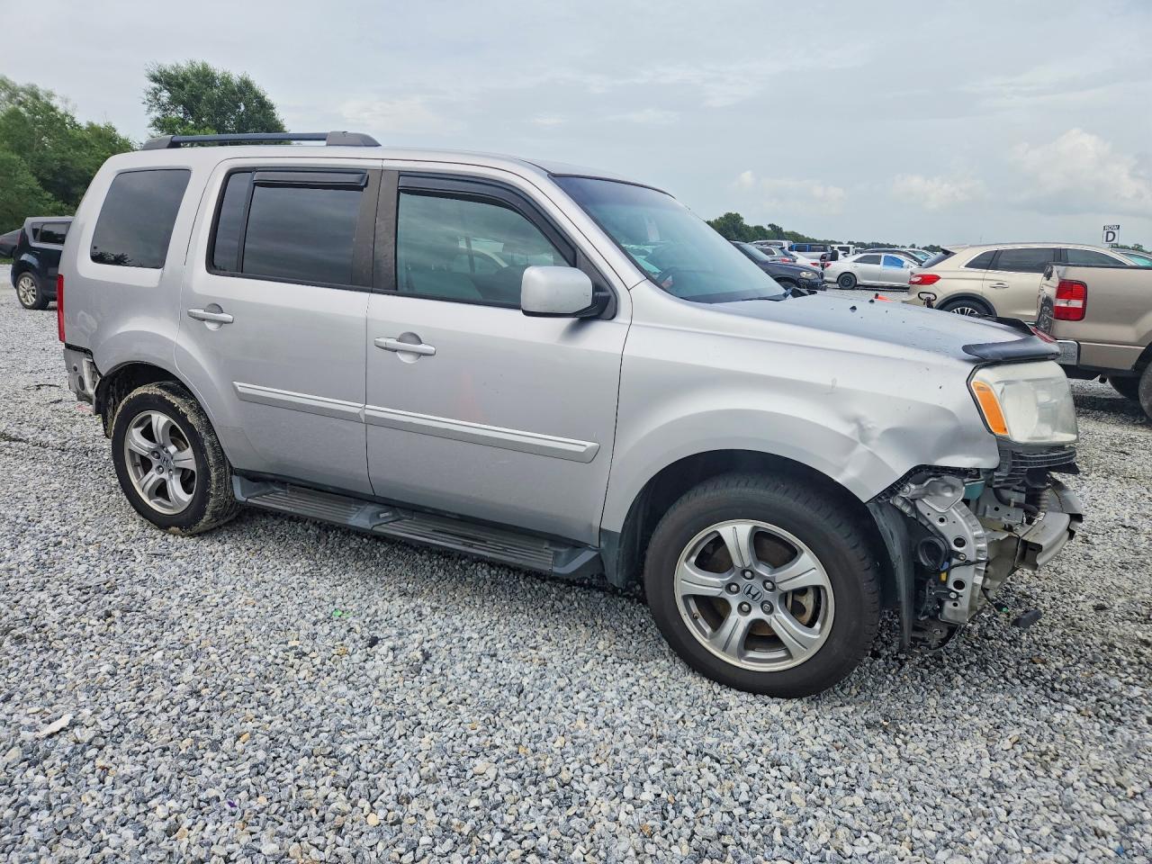 2015 Honda Pilot Ex Silver vin: 5FNYF3H4XFB030787