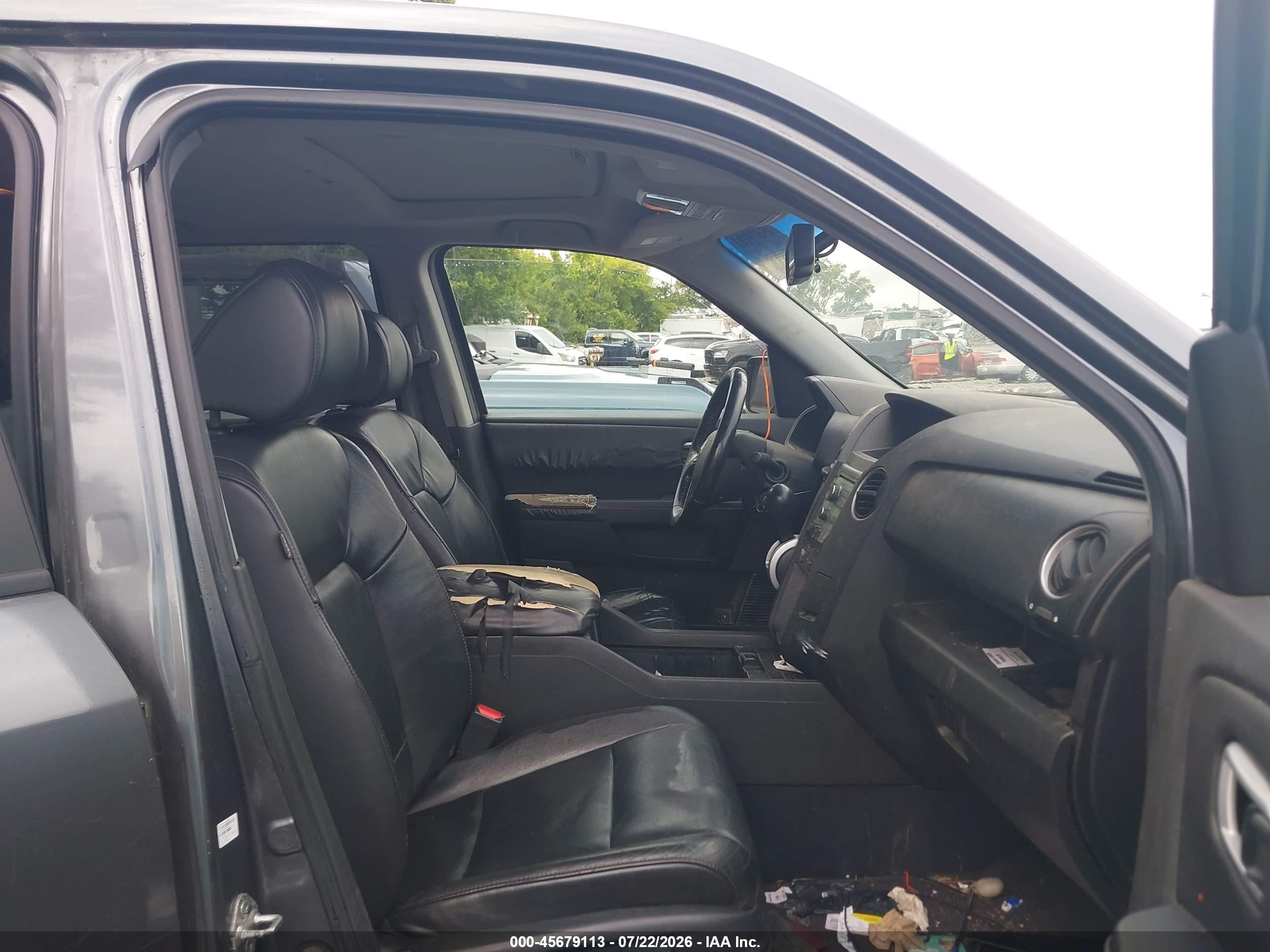 2010 Honda Pilot Ex-l Серый vin: 5FNYF3H50AB003454