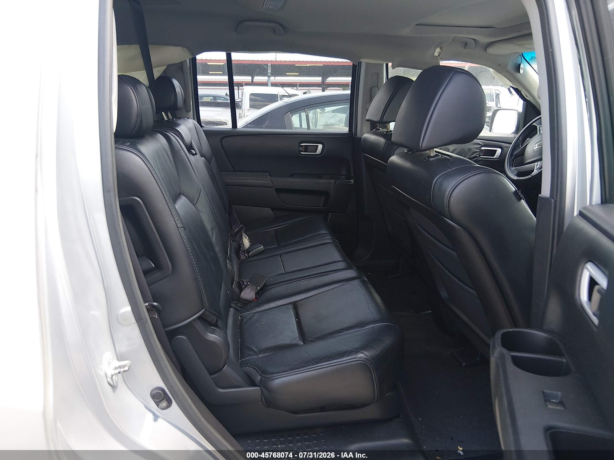 2010 Honda Pilot Ex-l Silver vin: 5FNYF3H50AB014244