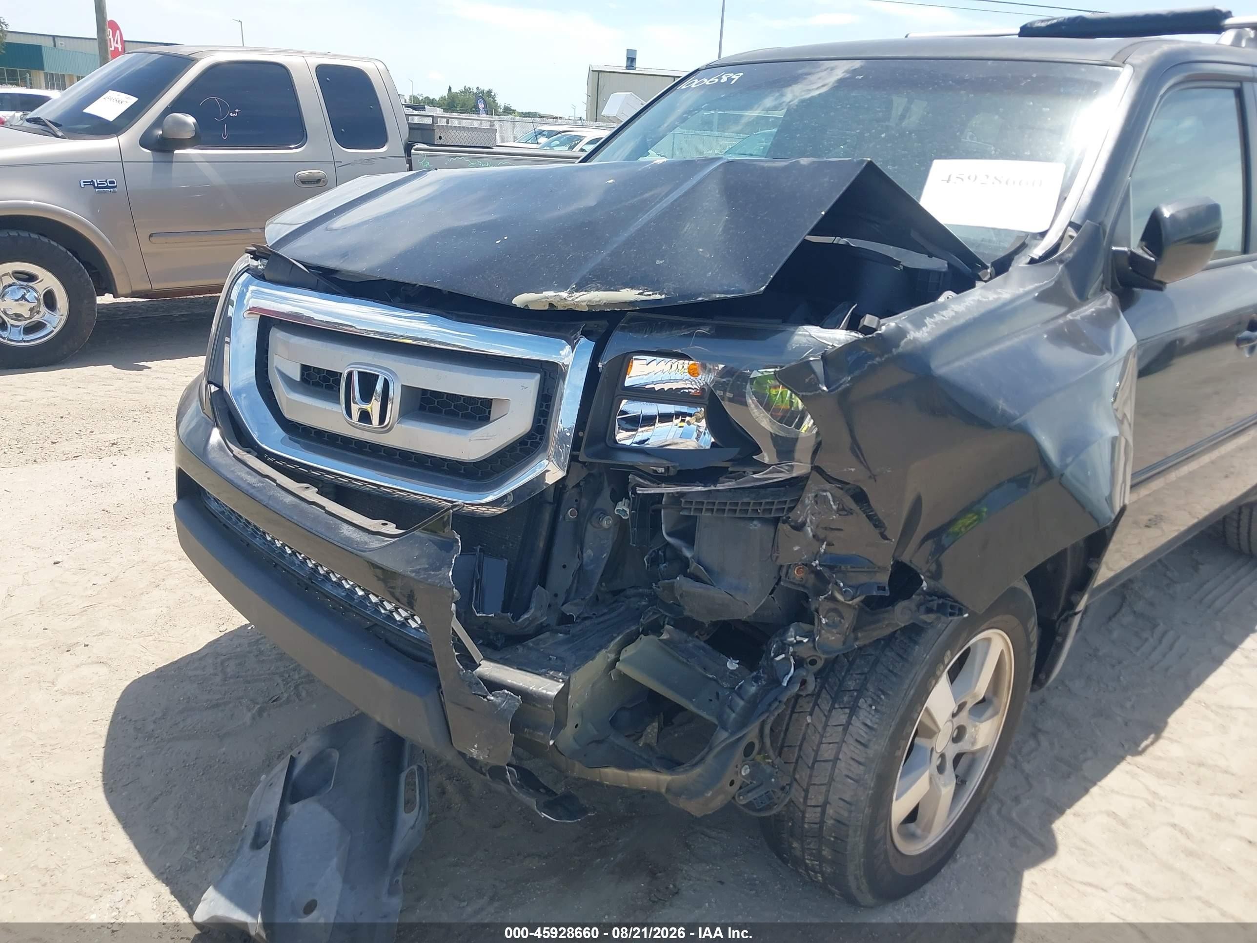 2011 Honda Pilot Ex-l Black vin: 5FNYF3H50BB004461